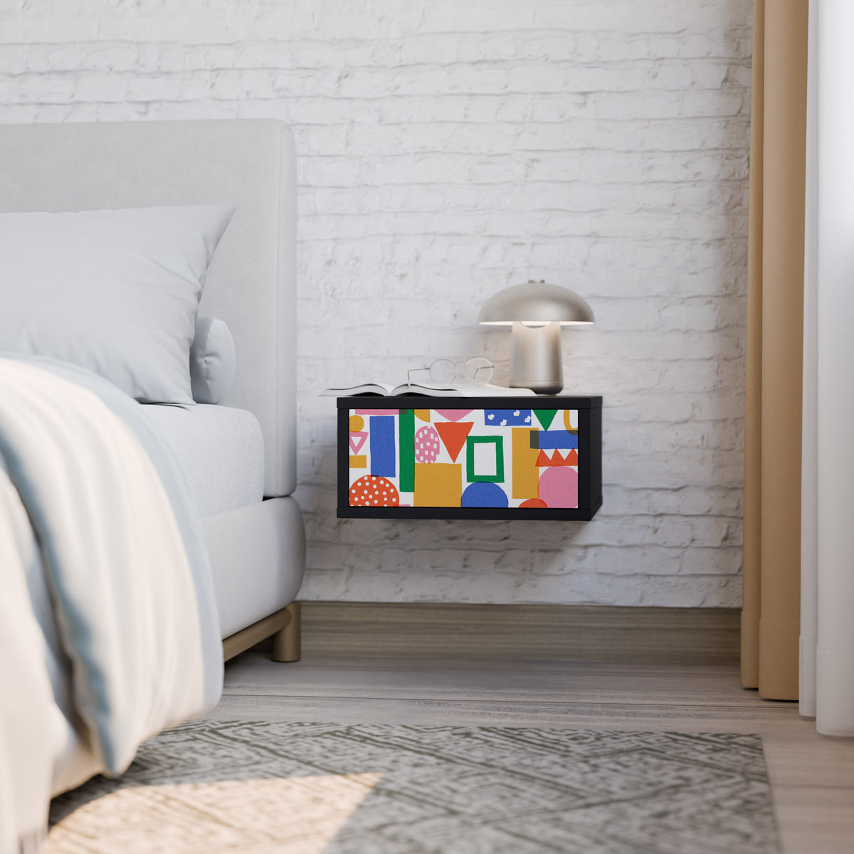 GEOMETRIC GLIMMER Nightstand