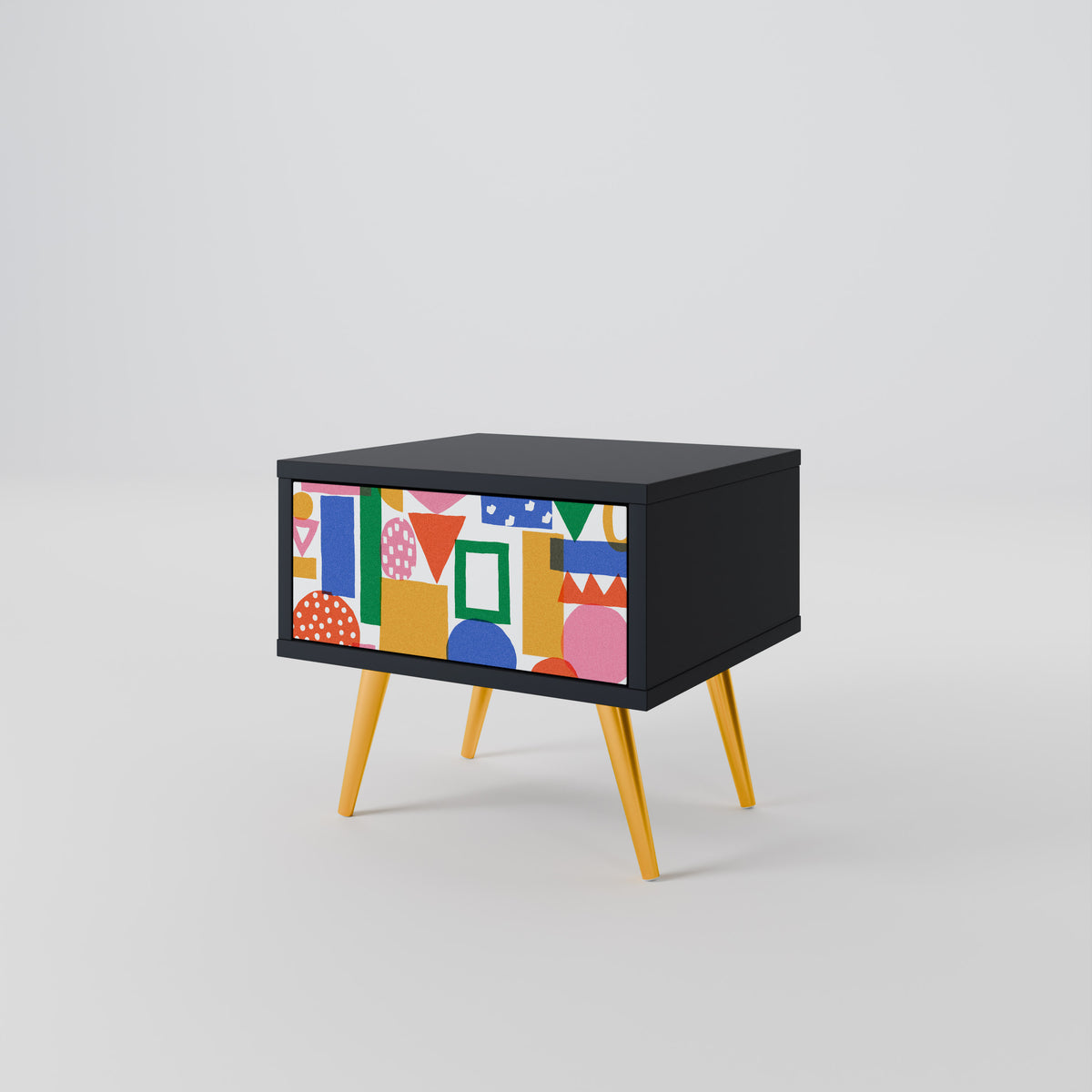 GEOMETRIC GLIMMER Nightstand