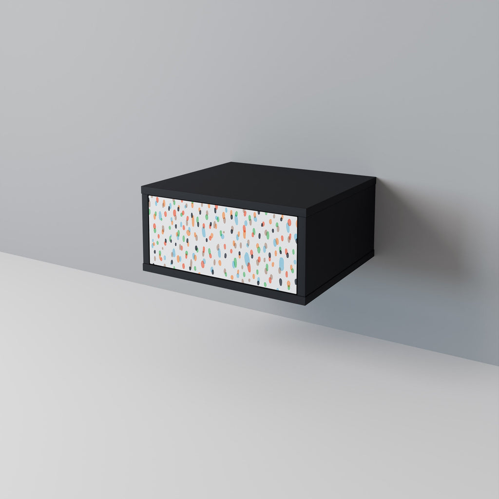Table de chevet ENERGETIC SPOTS en finition noire