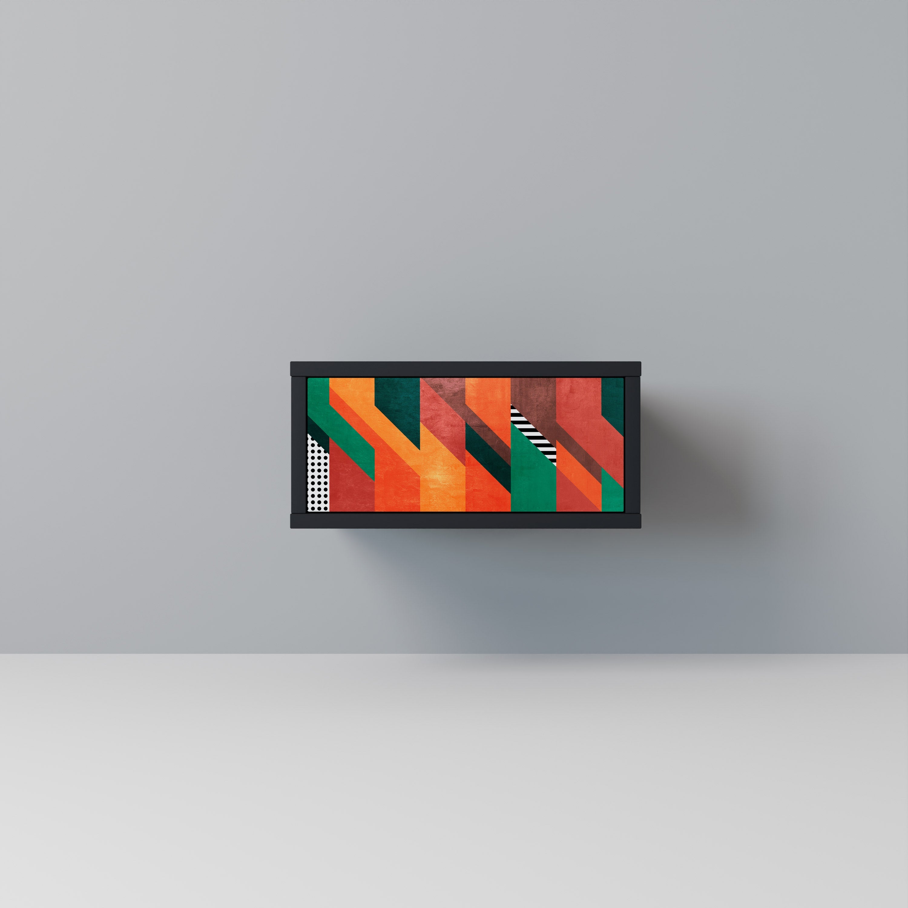 Table de chevet MAKESHIFT ARTISTRY en finition noire