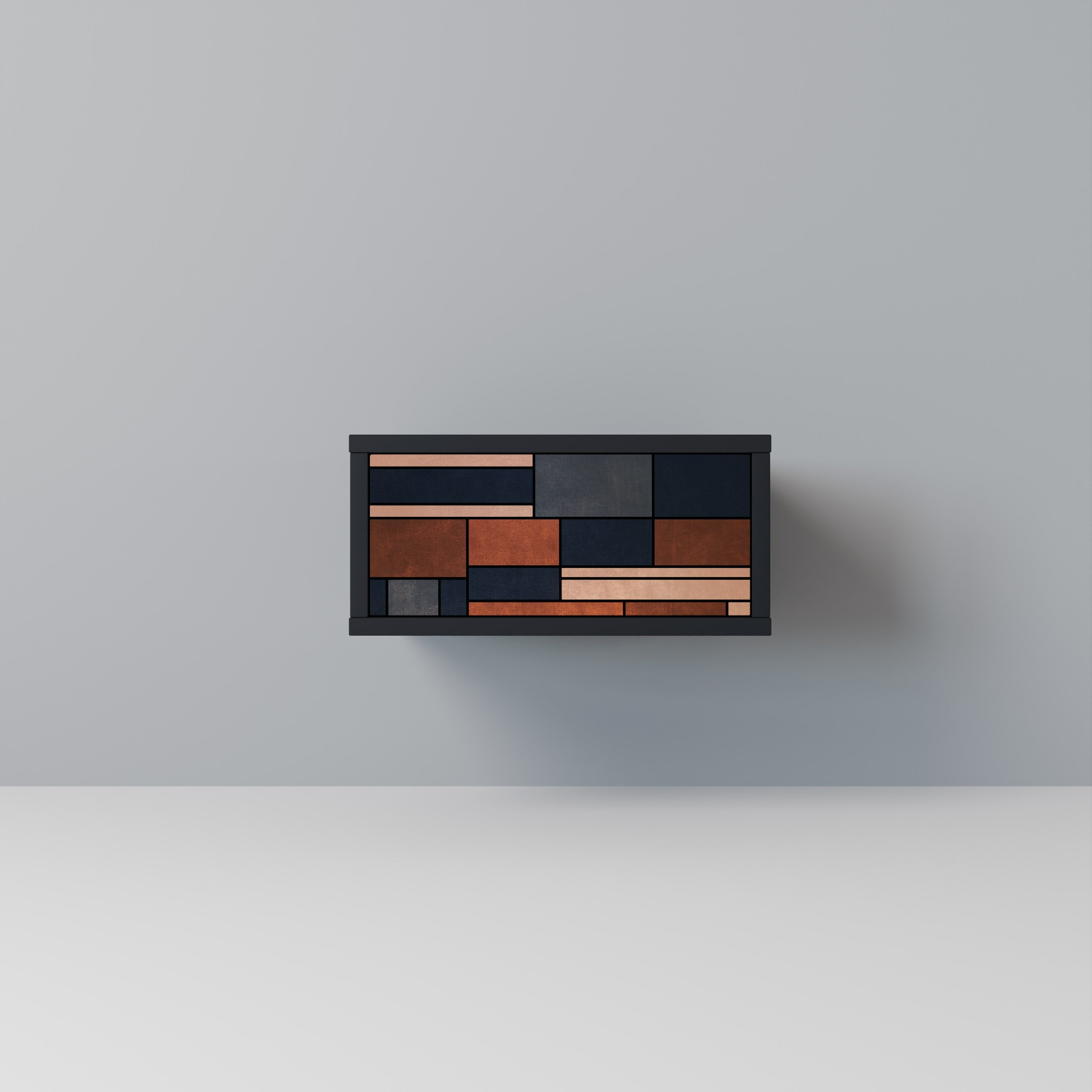 Table de chevet INTREPID FORMATION en finition noire