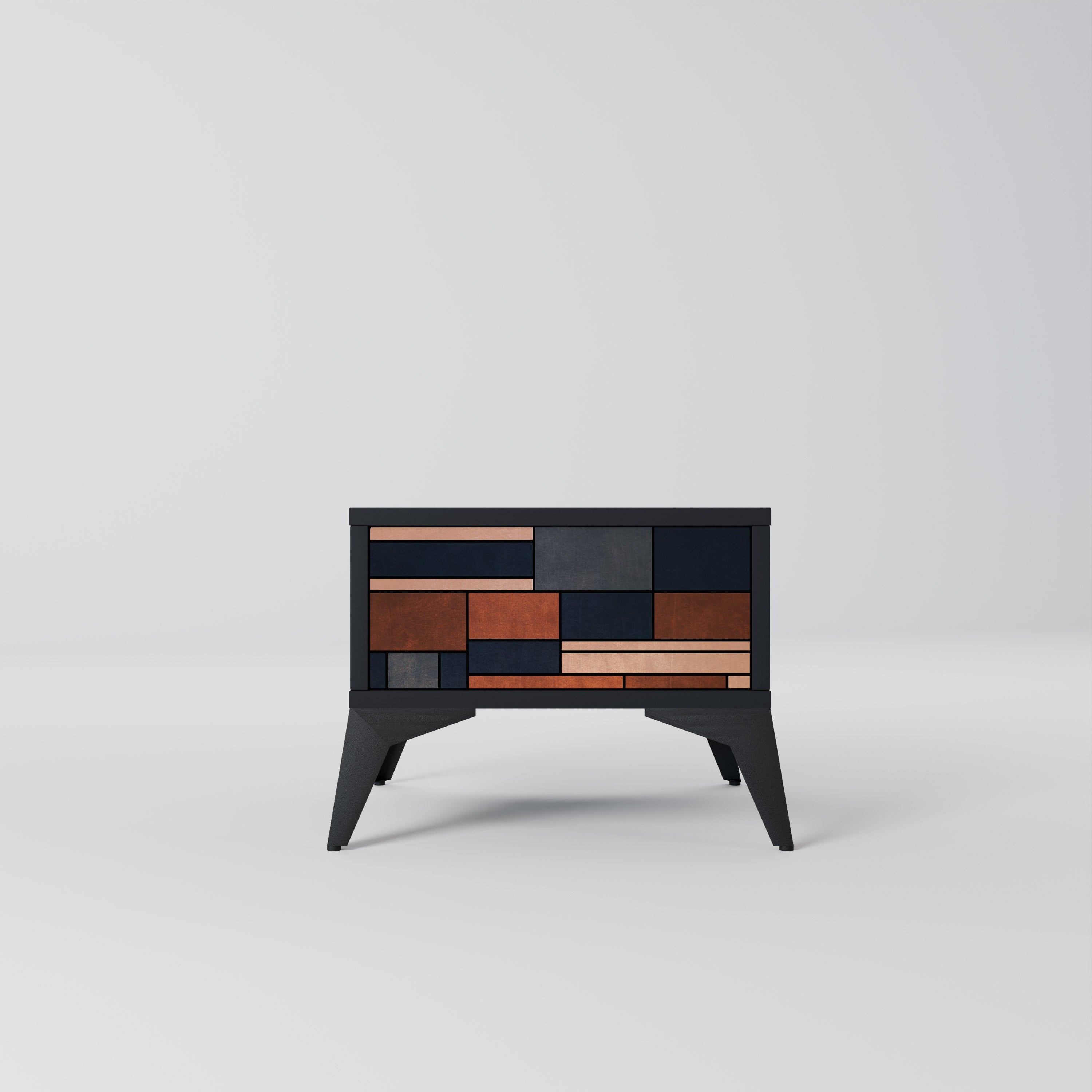 Table de chevet INTREPID FORMATION en finition noire