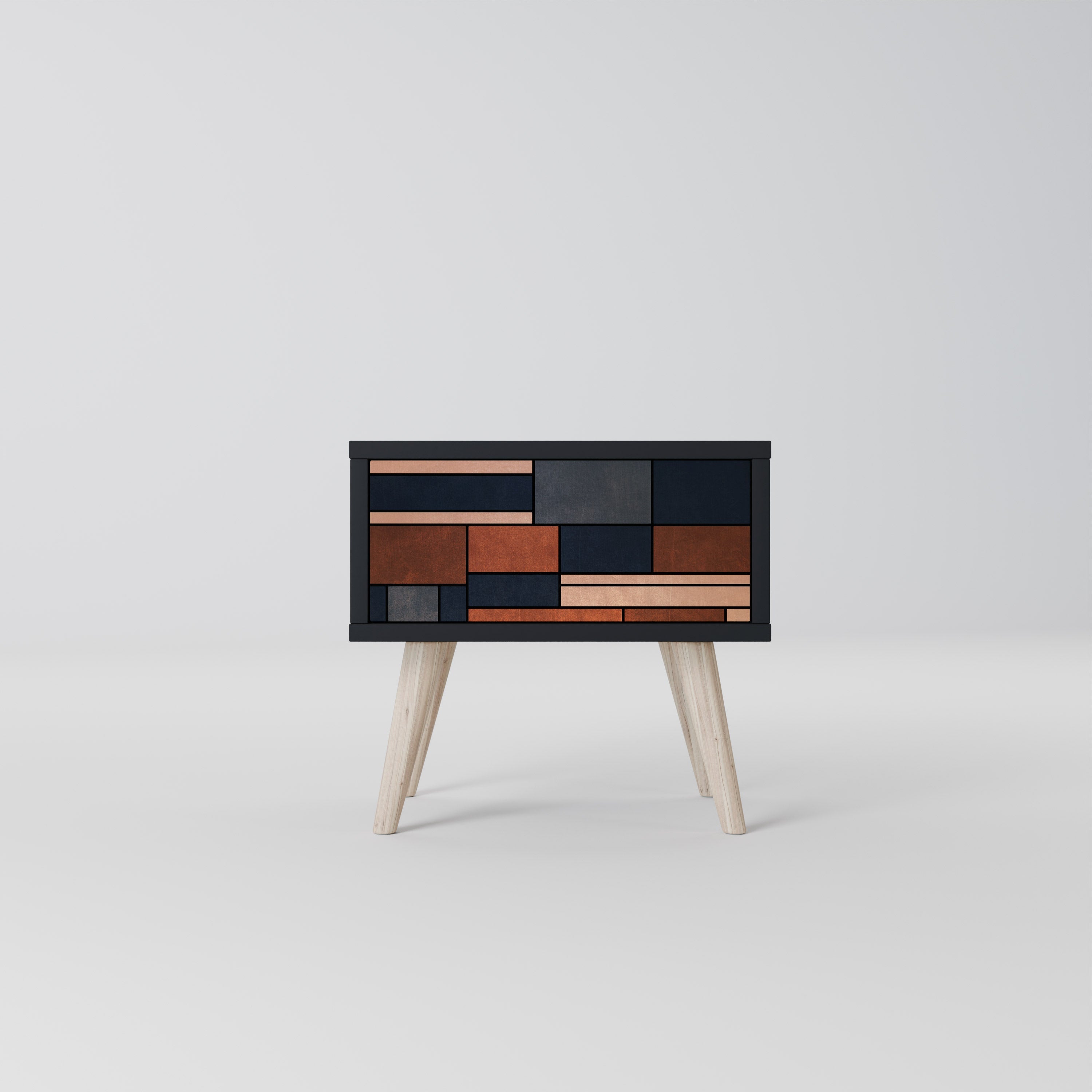 Table de chevet INTREPID FORMATION en finition noire