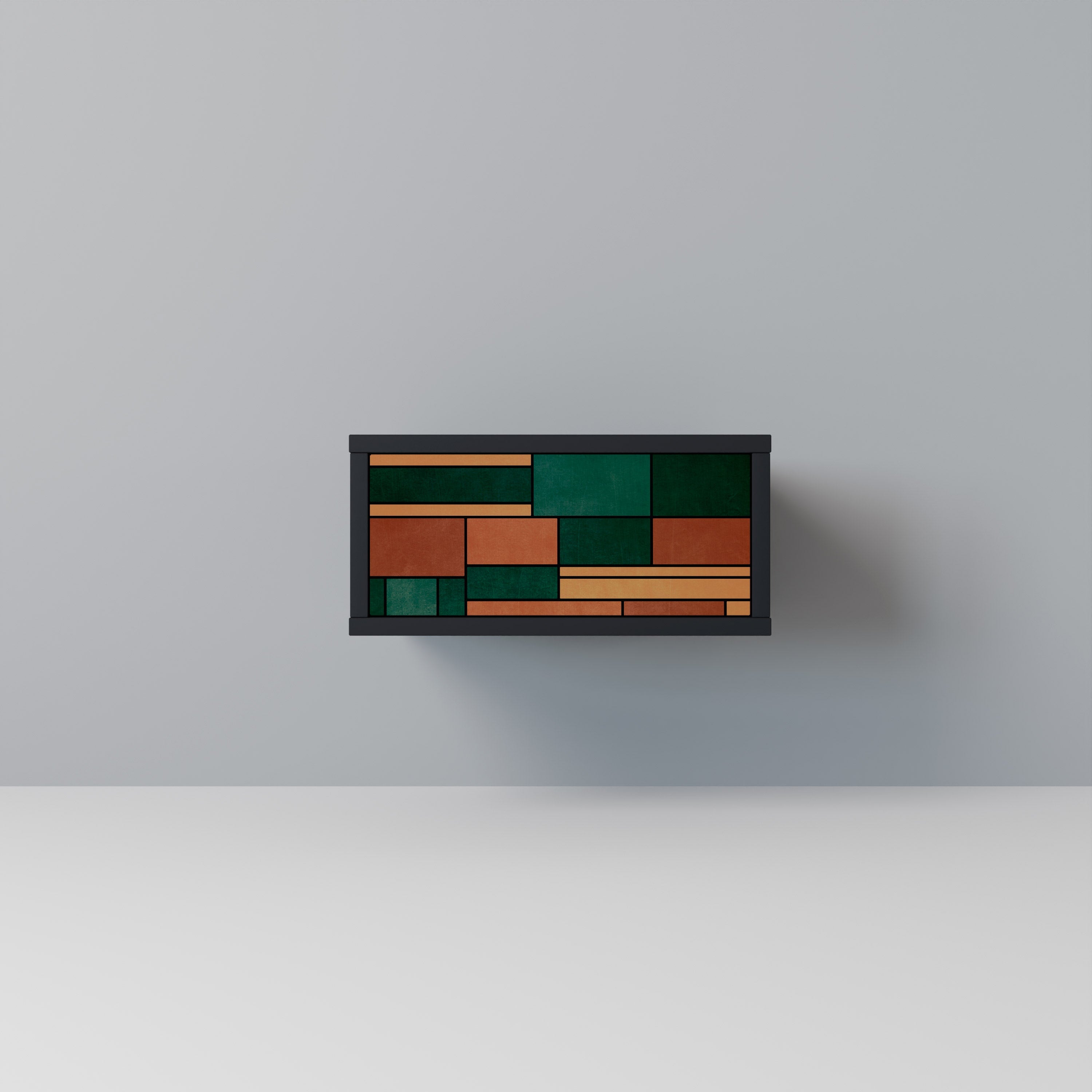 Table de chevet EARTHY FIGURES en finition noire