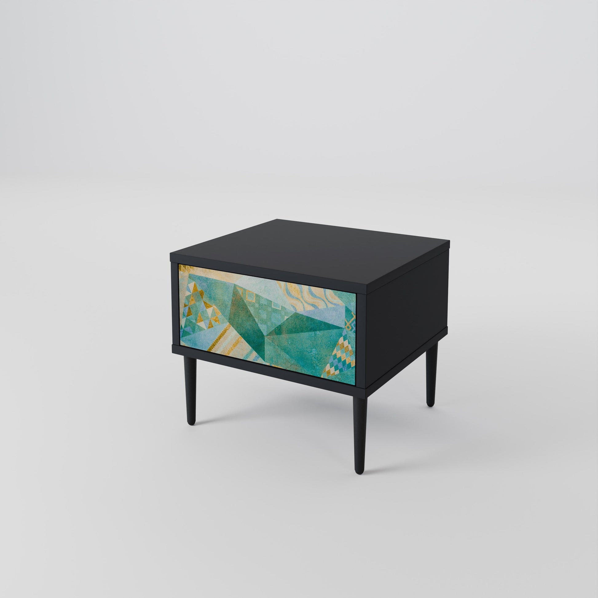 Table de chevet SPECTRUM SPLENDOR en finition noire