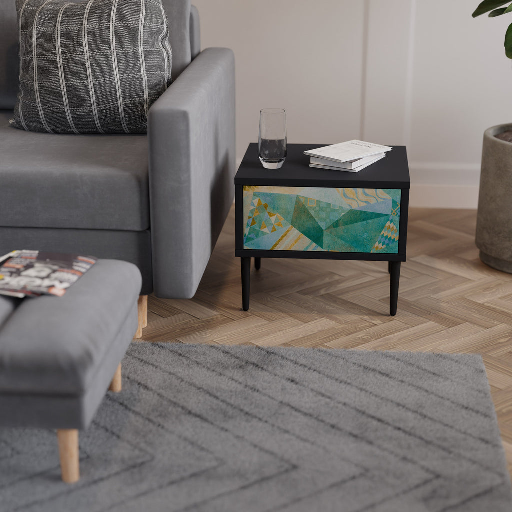 Table de chevet SPECTRUM SPLENDOR en finition noire