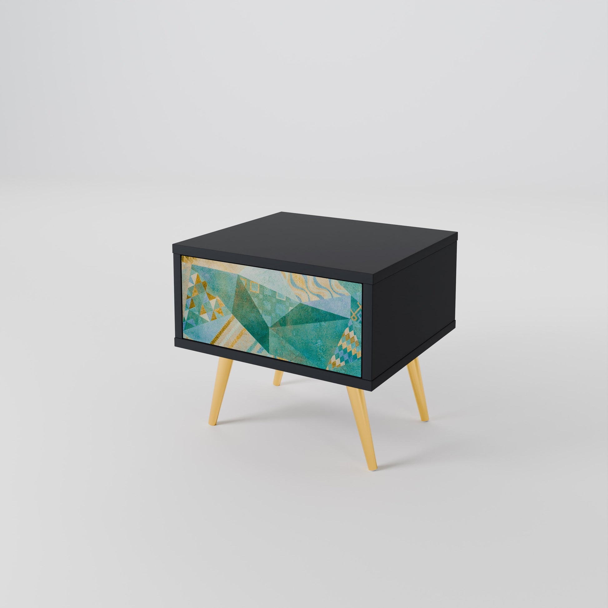 Table de chevet SPECTRUM SPLENDOR en finition noire