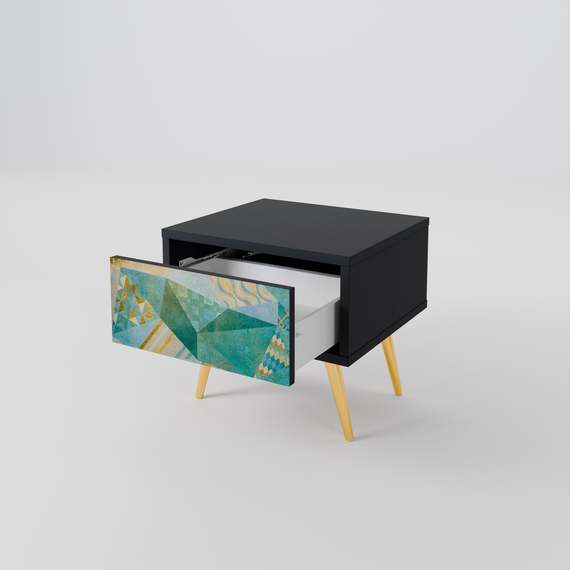 Table de chevet SPECTRUM SPLENDOR en finition noire