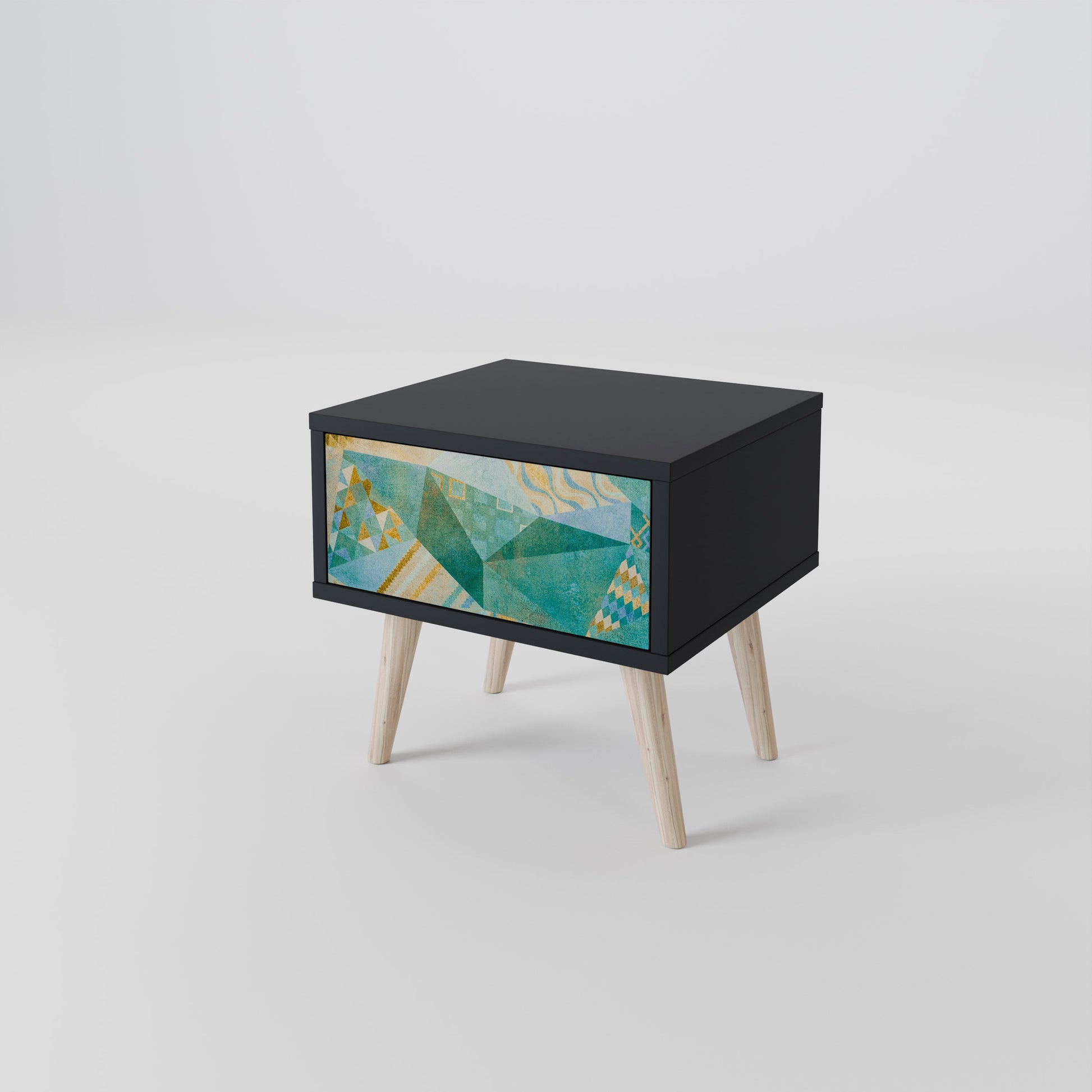 Table de chevet SPECTRUM SPLENDOR en finition noire