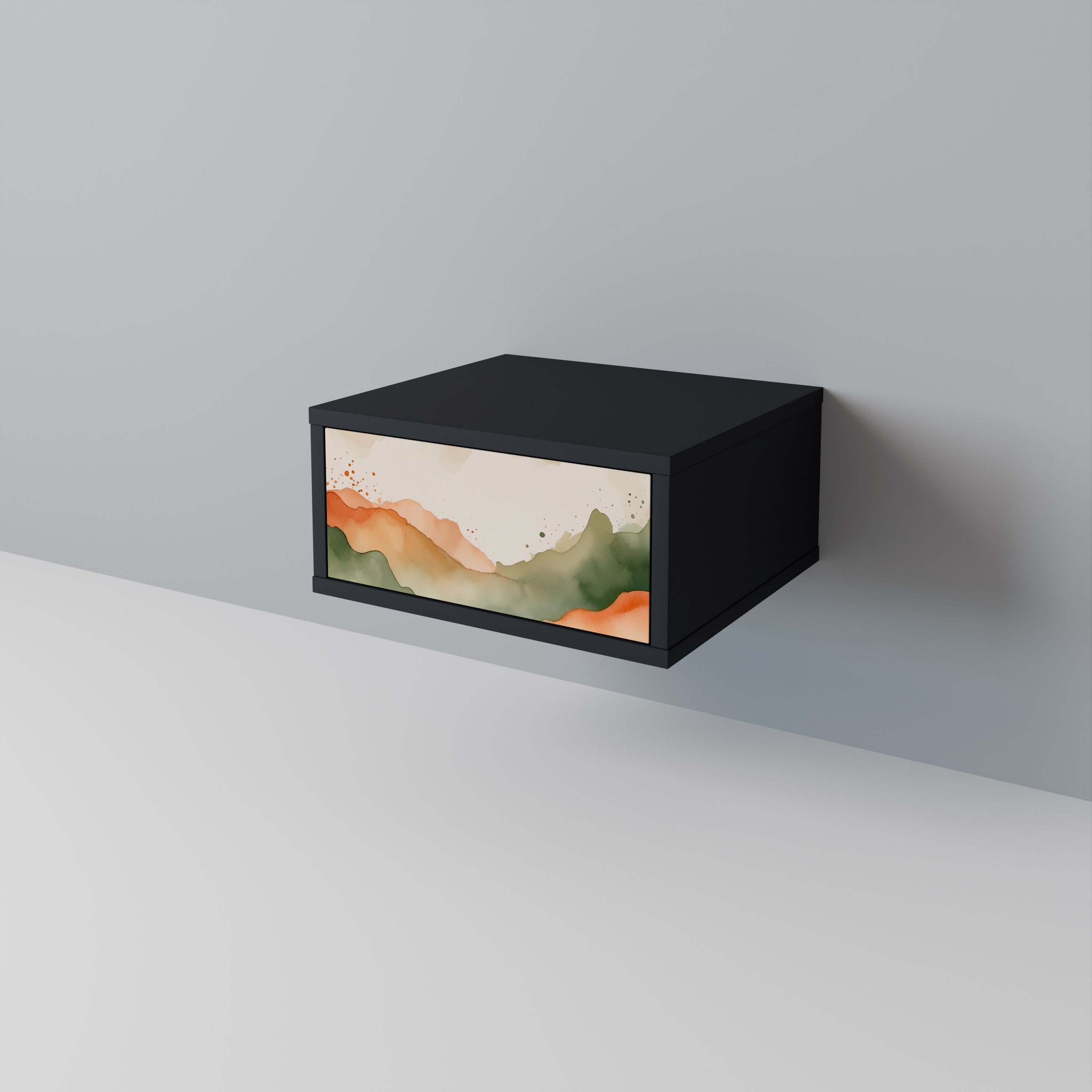 WATERCOLOUR PEAKS Nightstand