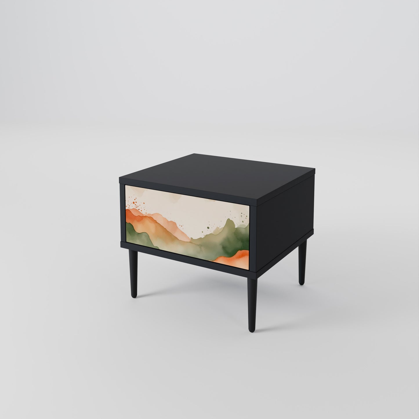 WATERCOLOUR PEAKS Nightstand