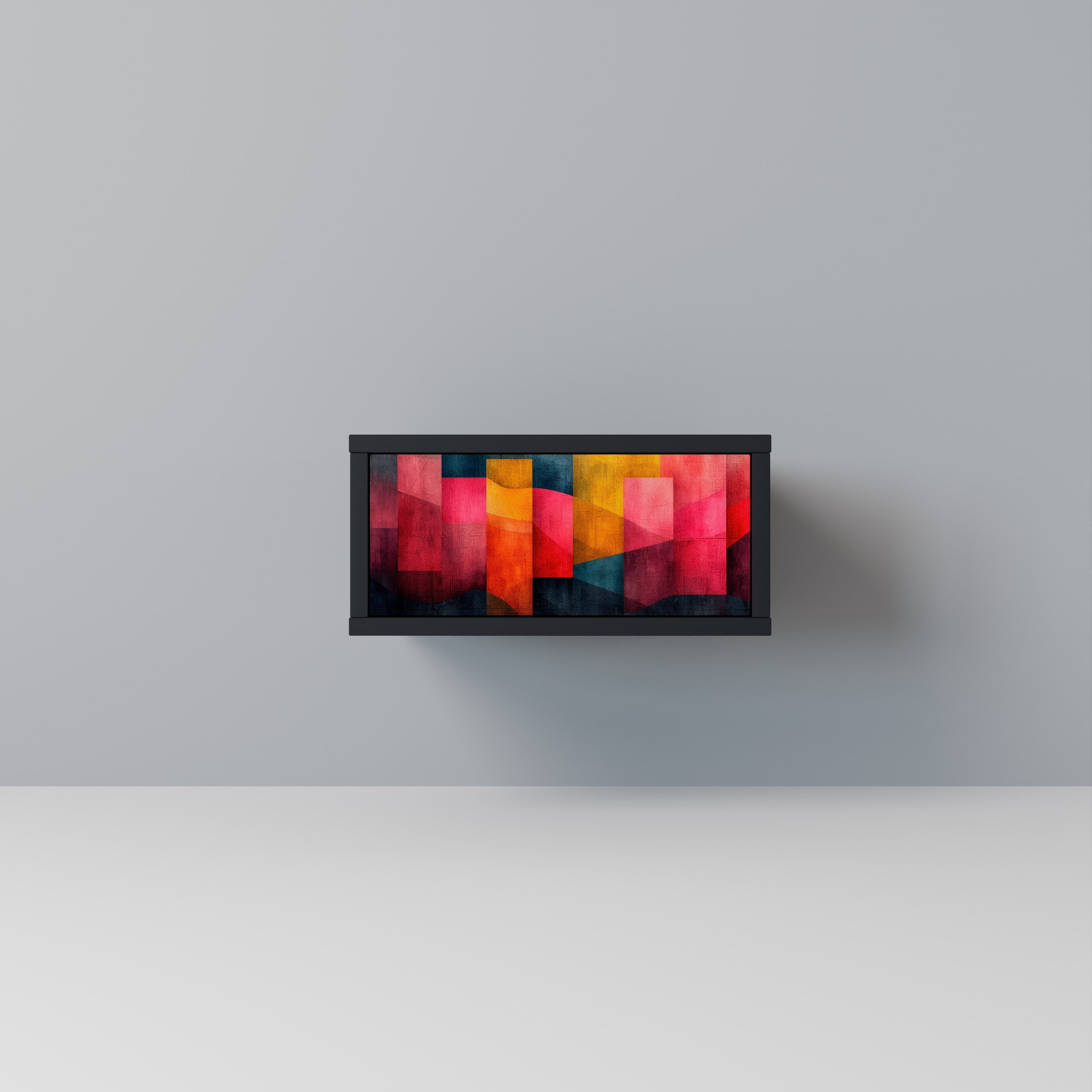 Table de chevet COLORFUL SOUNDS en finition noire