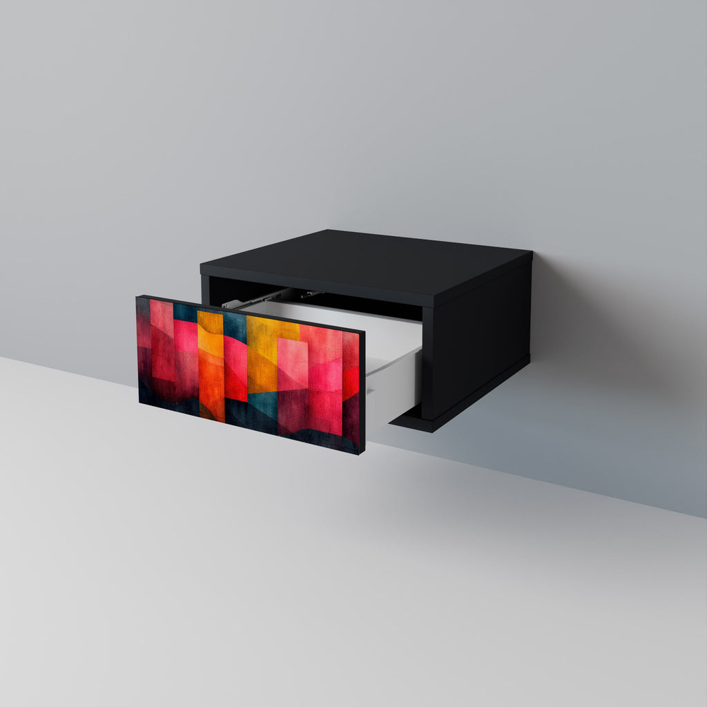 Table de chevet COLORFUL SOUNDS en finition noire