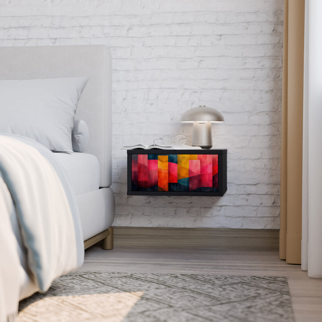 Table de chevet COLORFUL SOUNDS en finition noire