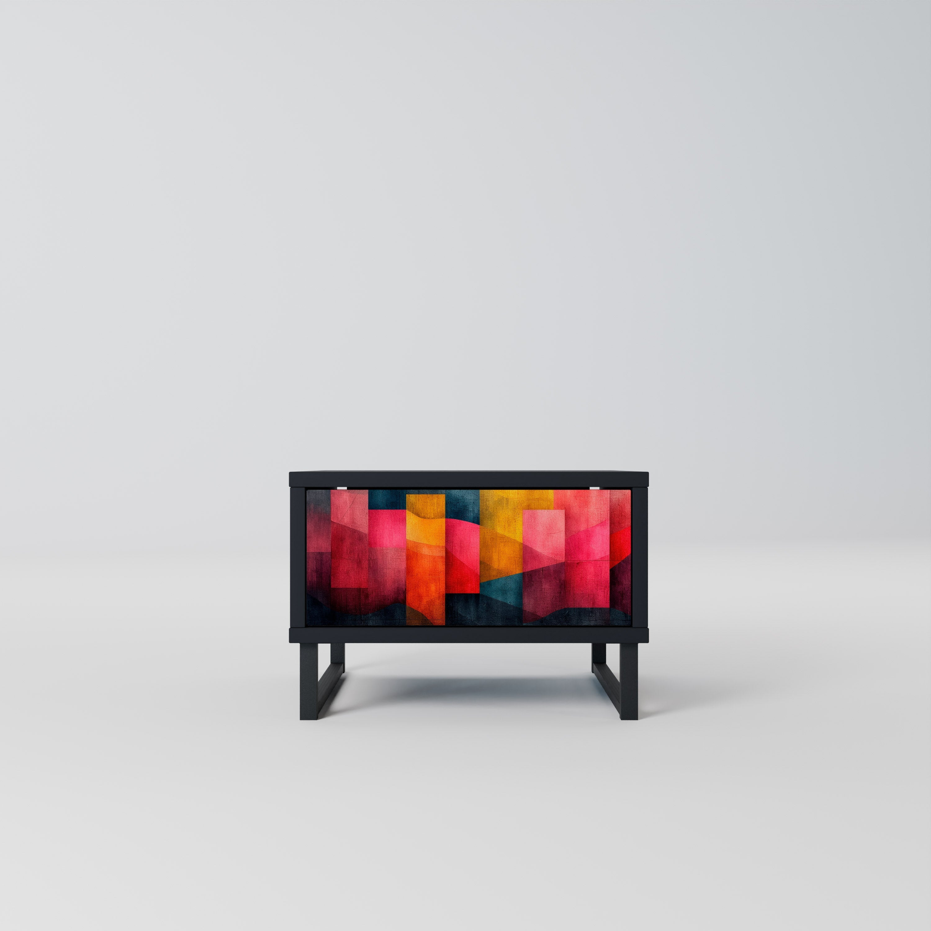 Table de chevet COLORFUL SOUNDS en finition noire