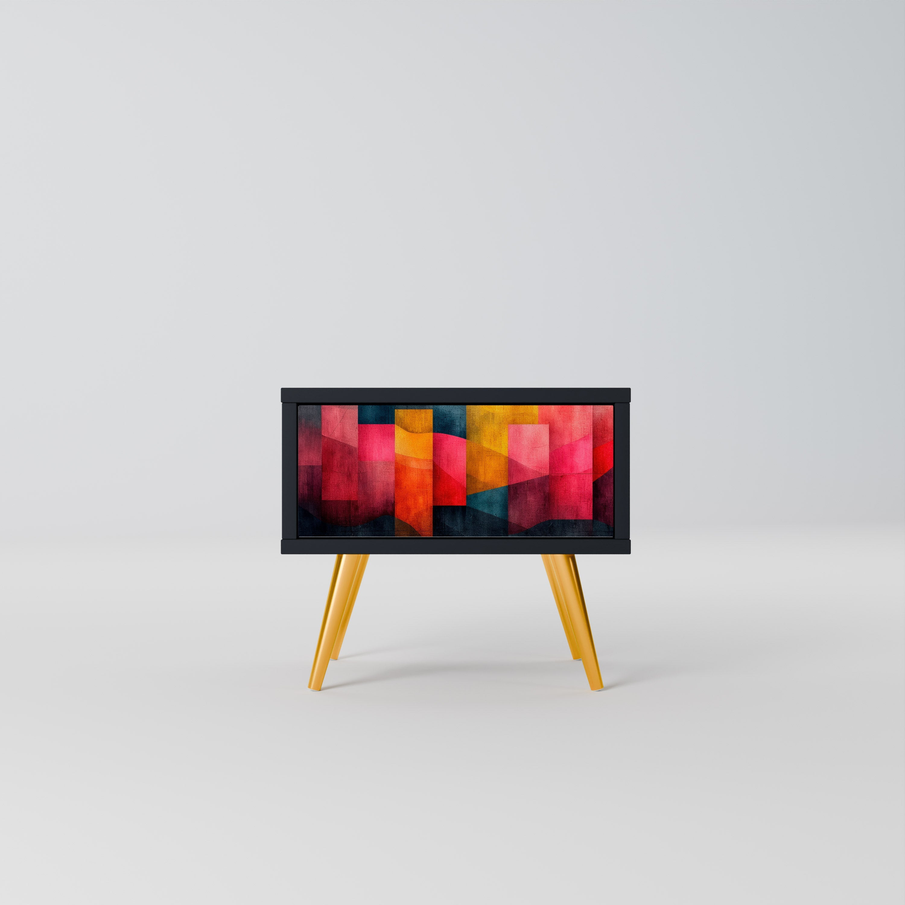 Table de chevet COLORFUL SOUNDS en finition noire