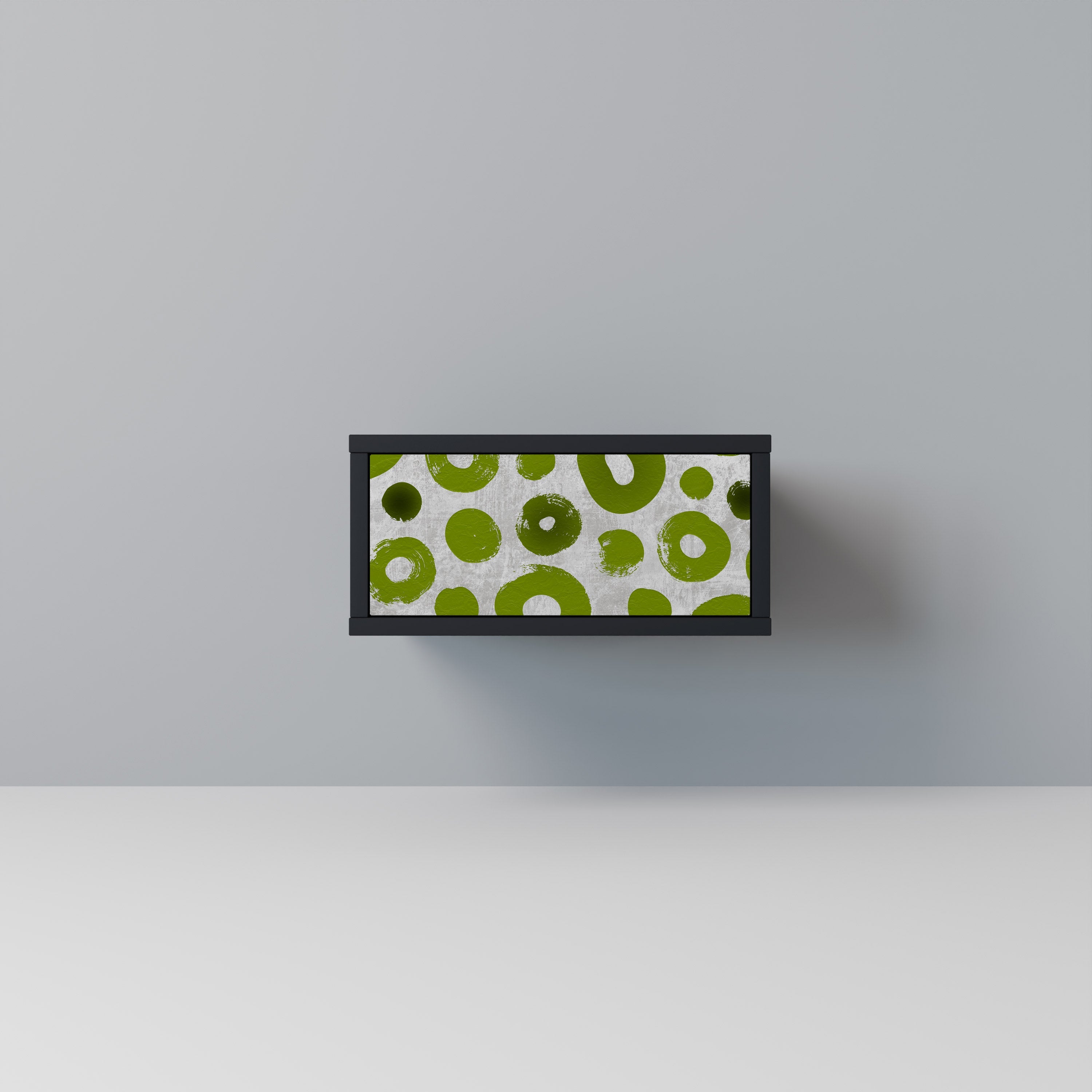 Table de chevet GREEN RHAPSODY en finition noire