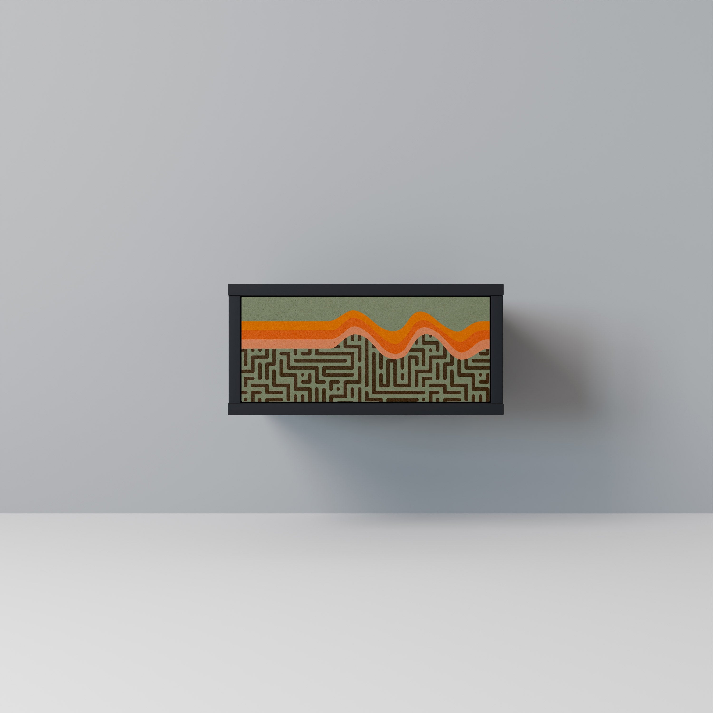 Table de chevet SIMPLE SOLUTIONS en finition noire