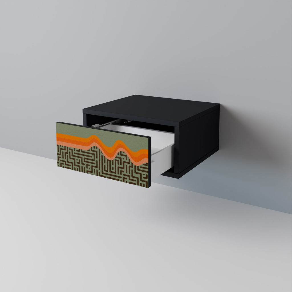 Table de chevet SIMPLE SOLUTIONS en finition noire