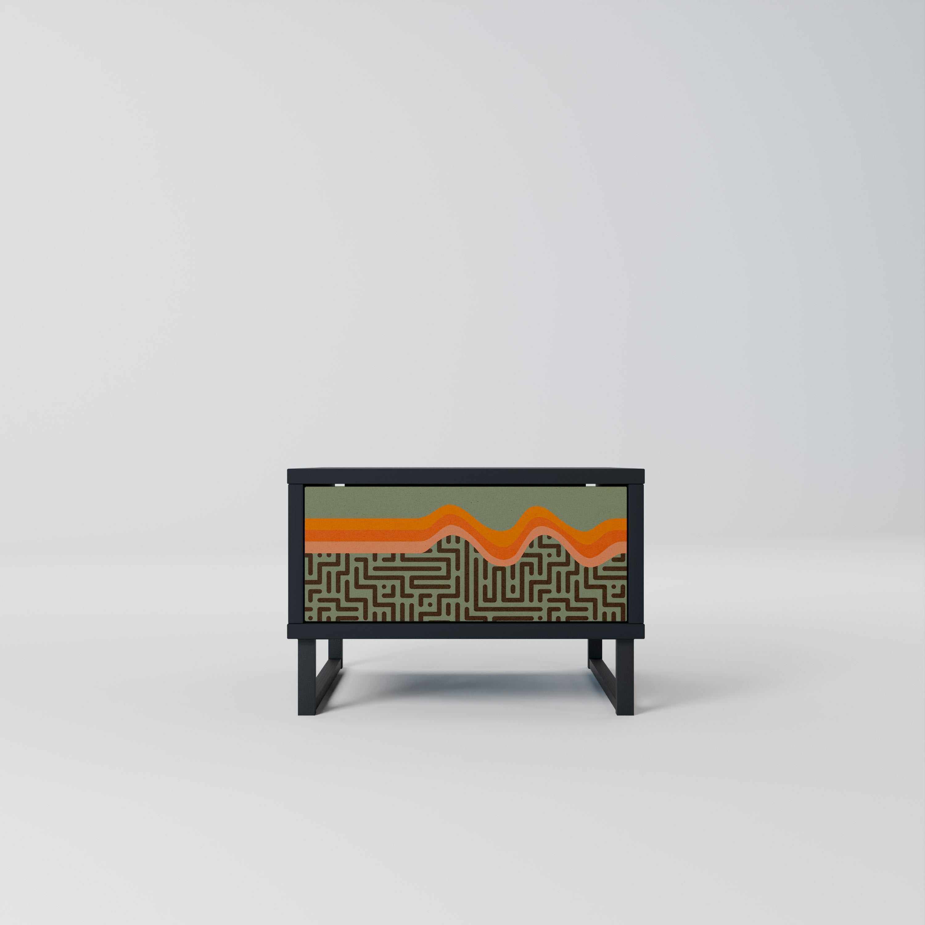 Table de chevet SIMPLE SOLUTIONS en finition noire