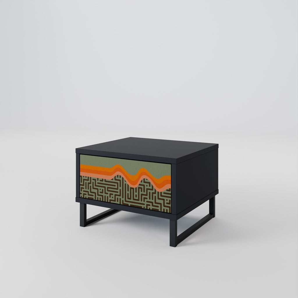 Table de chevet SIMPLE SOLUTIONS en finition noire