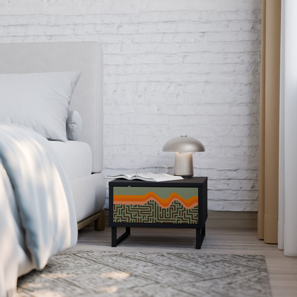 Table de chevet SIMPLE SOLUTIONS en finition noire