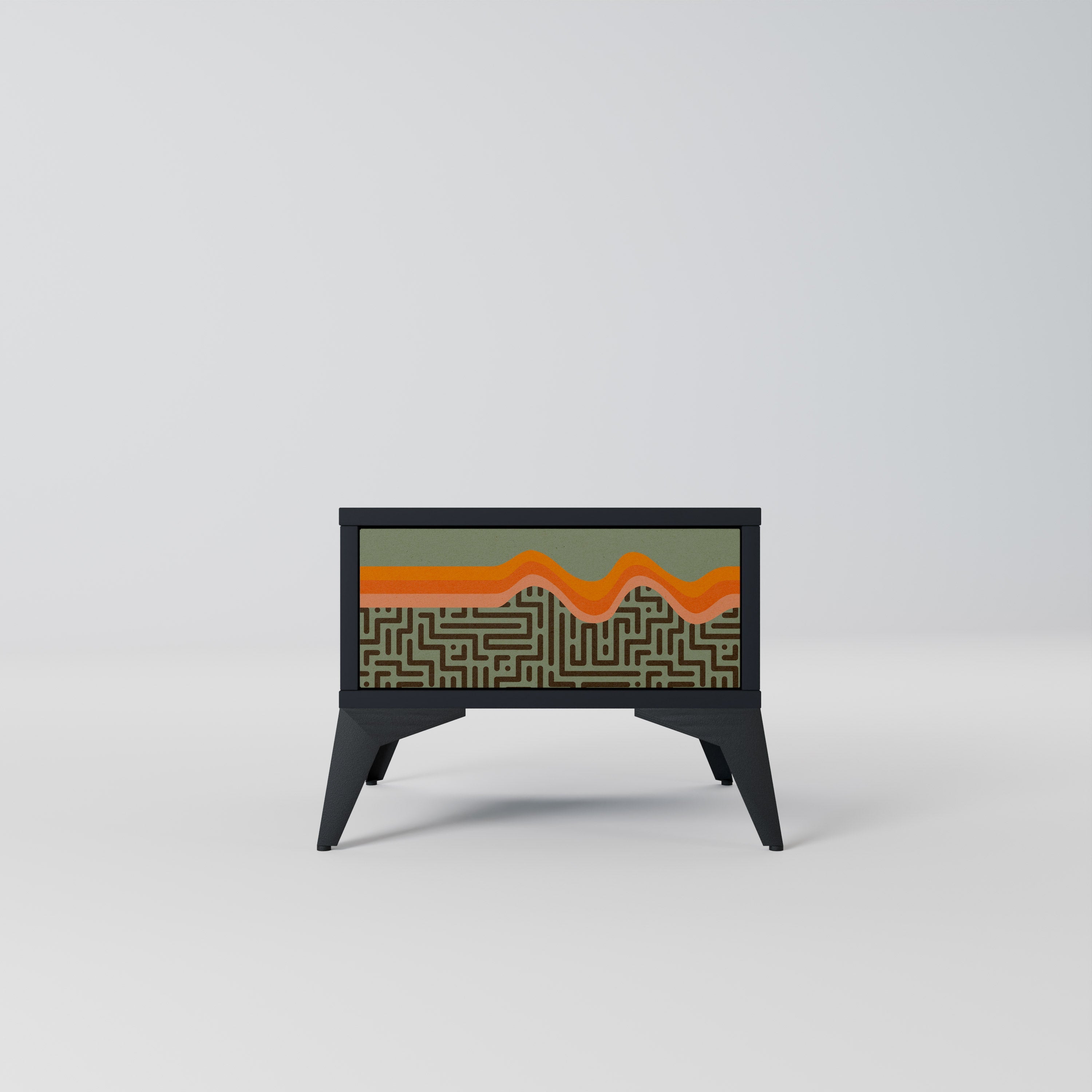 Table de chevet SIMPLE SOLUTIONS en finition noire