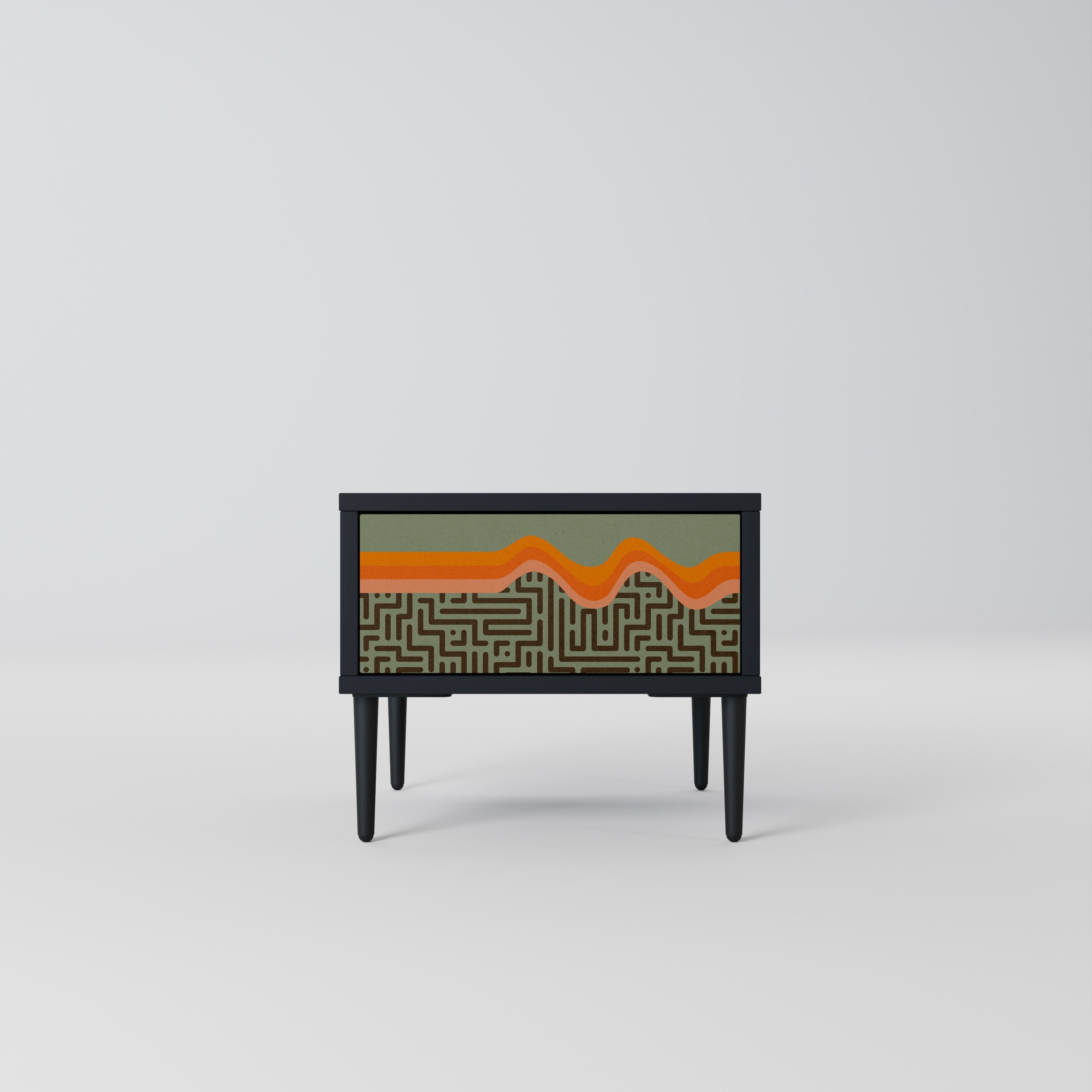 Table de chevet SIMPLE SOLUTIONS en finition noire