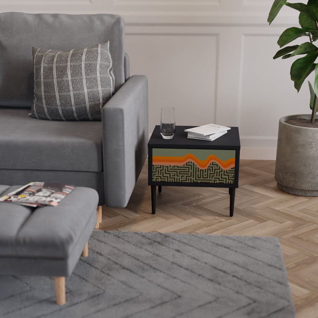 Table de chevet SIMPLE SOLUTIONS en finition noire