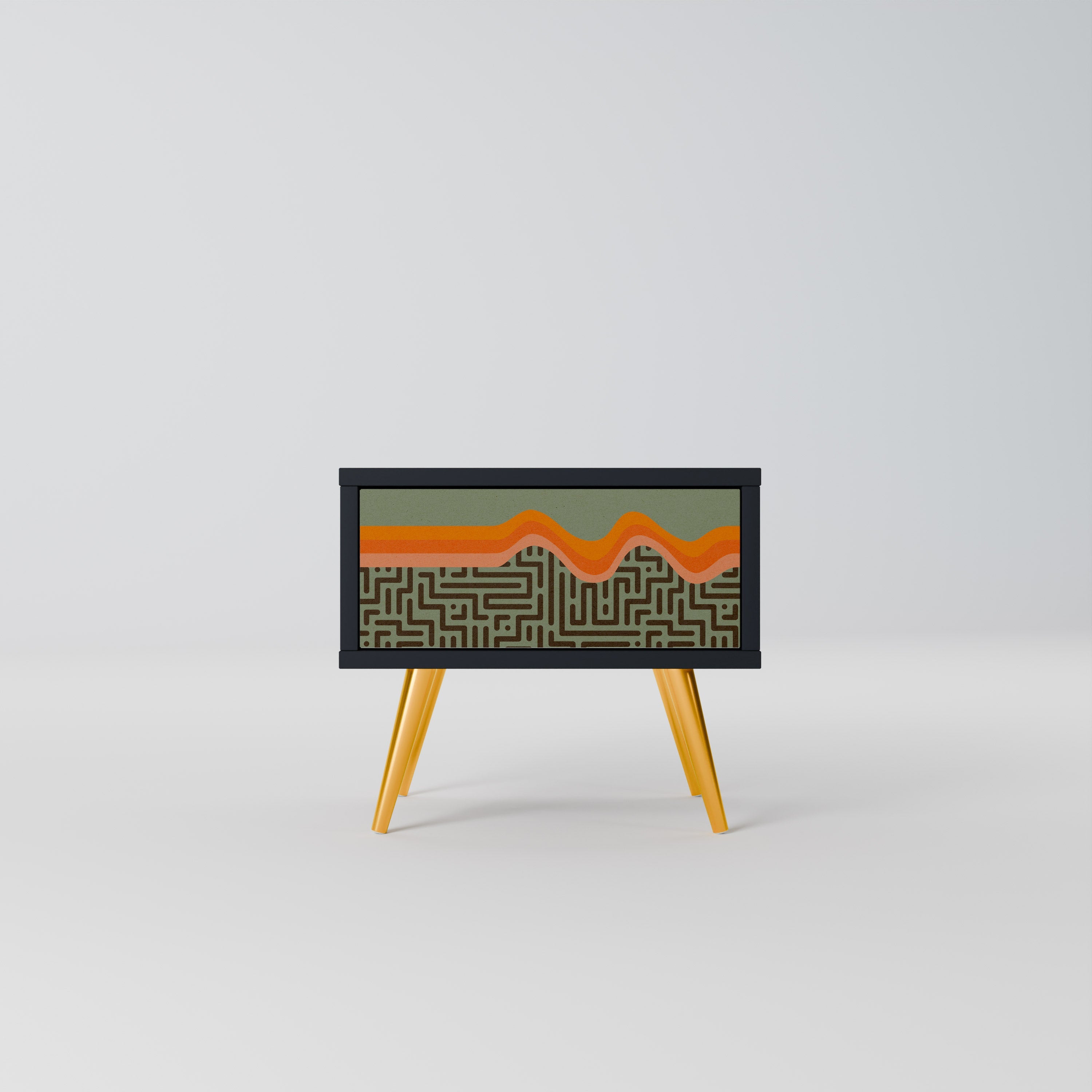 Table de chevet SIMPLE SOLUTIONS en finition noire