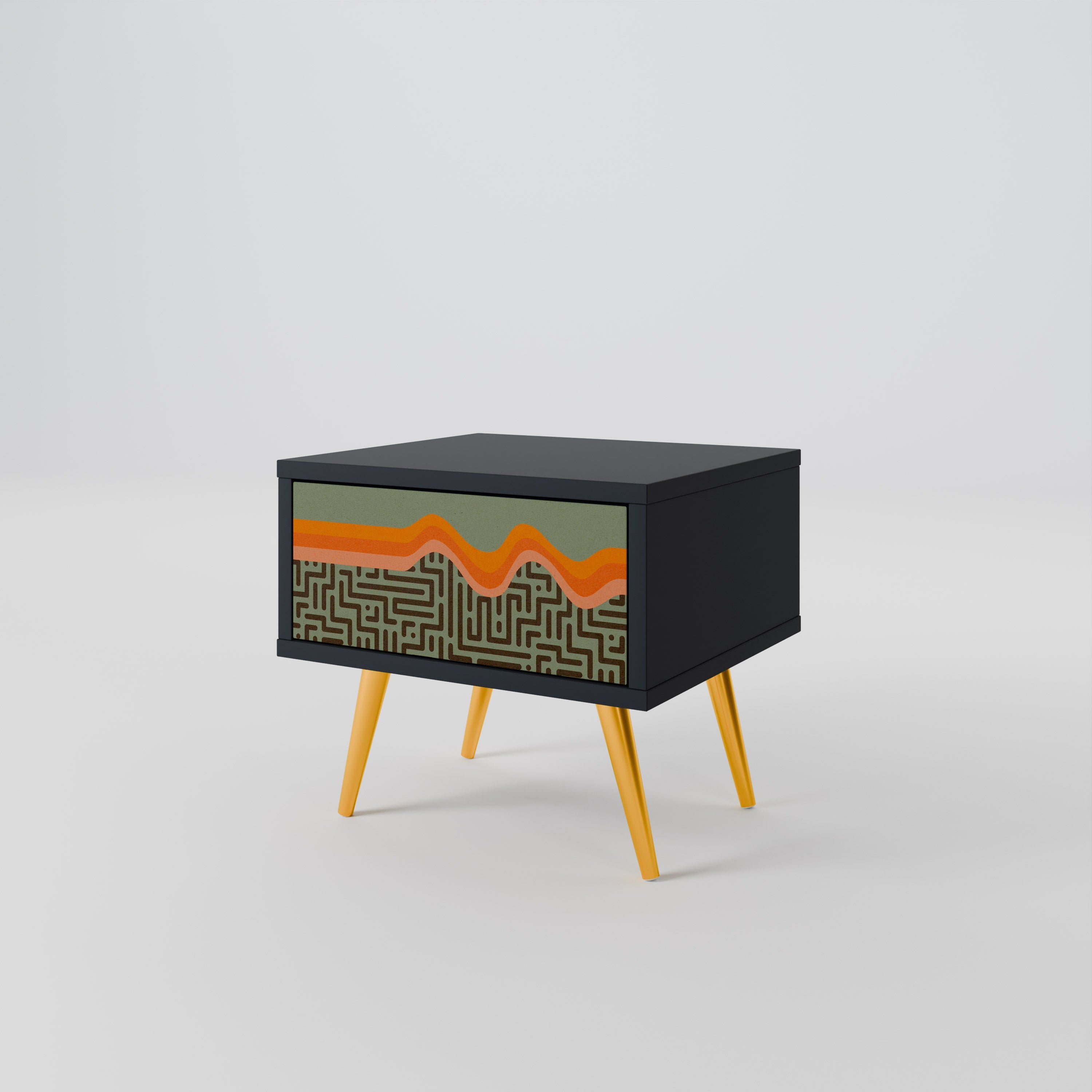 Table de chevet SIMPLE SOLUTIONS en finition noire