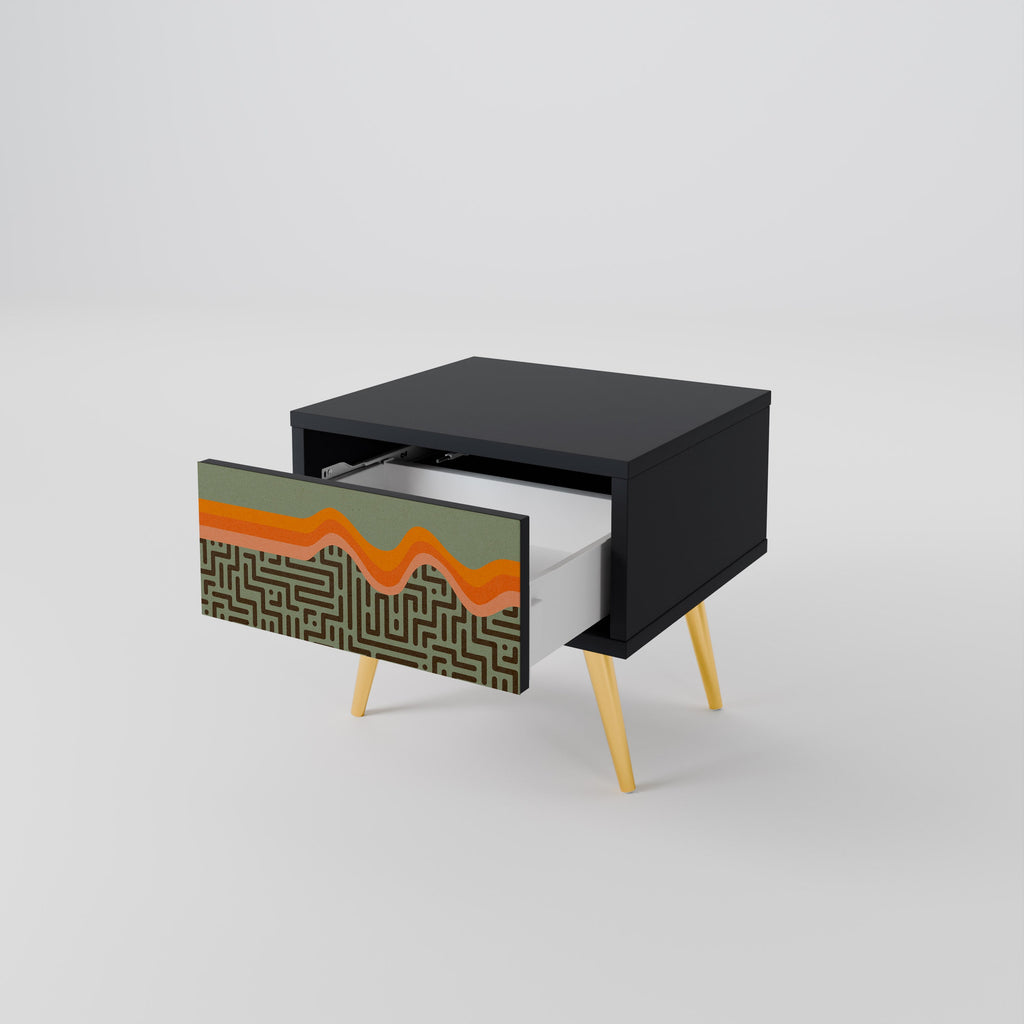 Table de chevet SIMPLE SOLUTIONS en finition noire