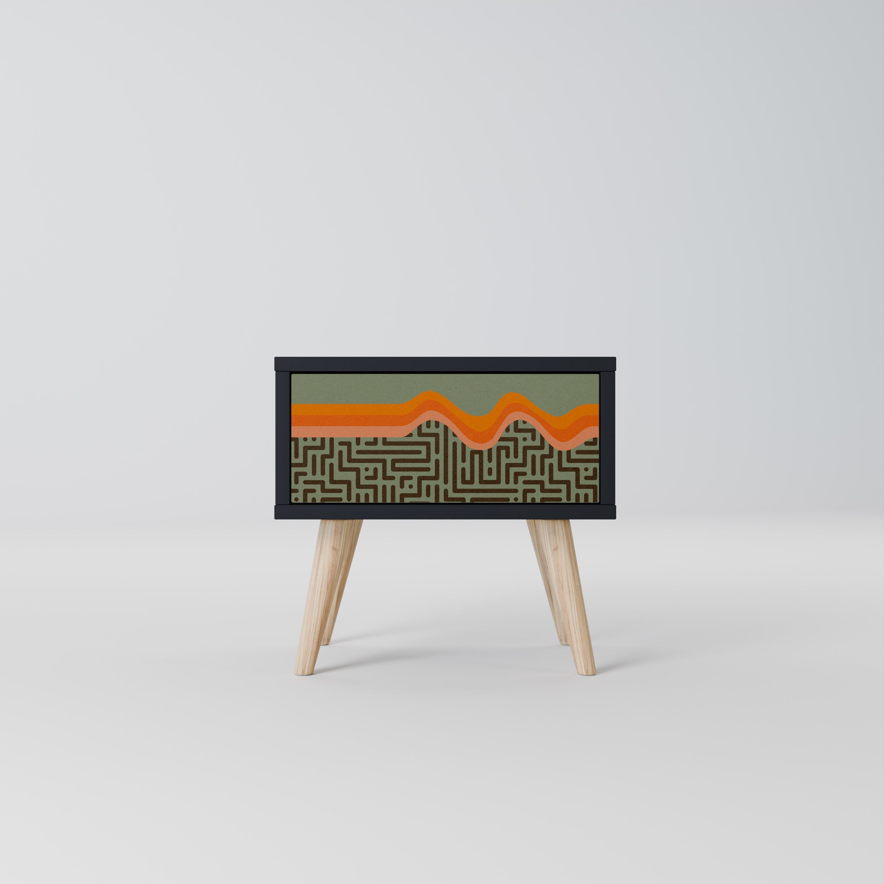 Table de chevet SIMPLE SOLUTIONS en finition noire