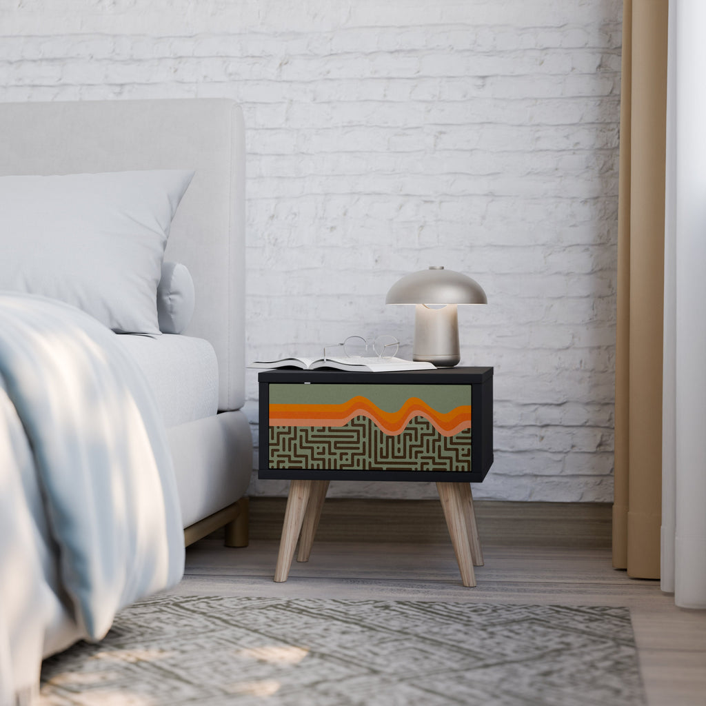 Table de chevet SIMPLE SOLUTIONS en finition noire