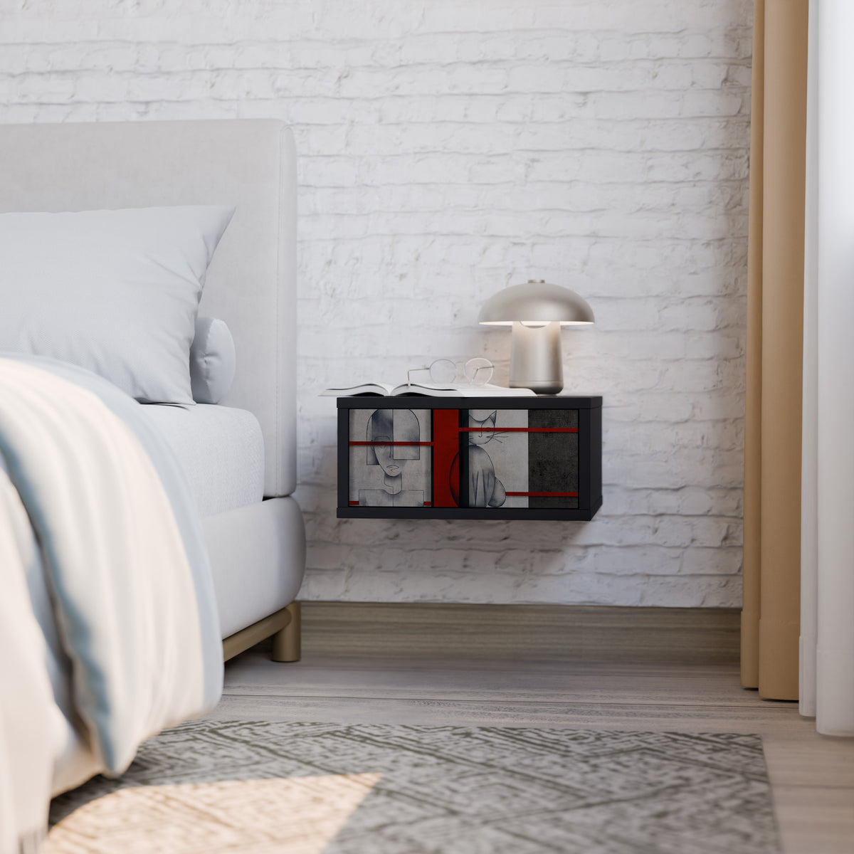 GRAY FIGURES Nightstand