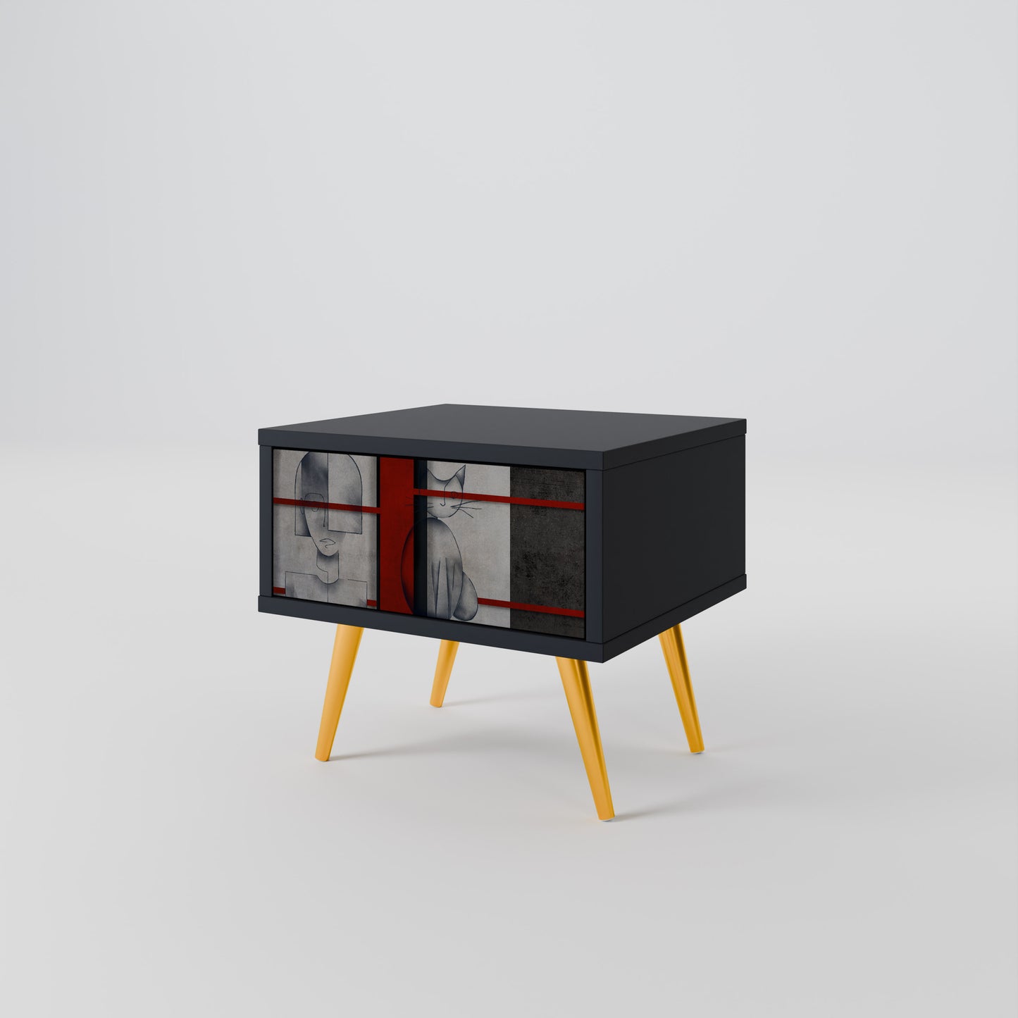 GRAY FIGURES Nightstand