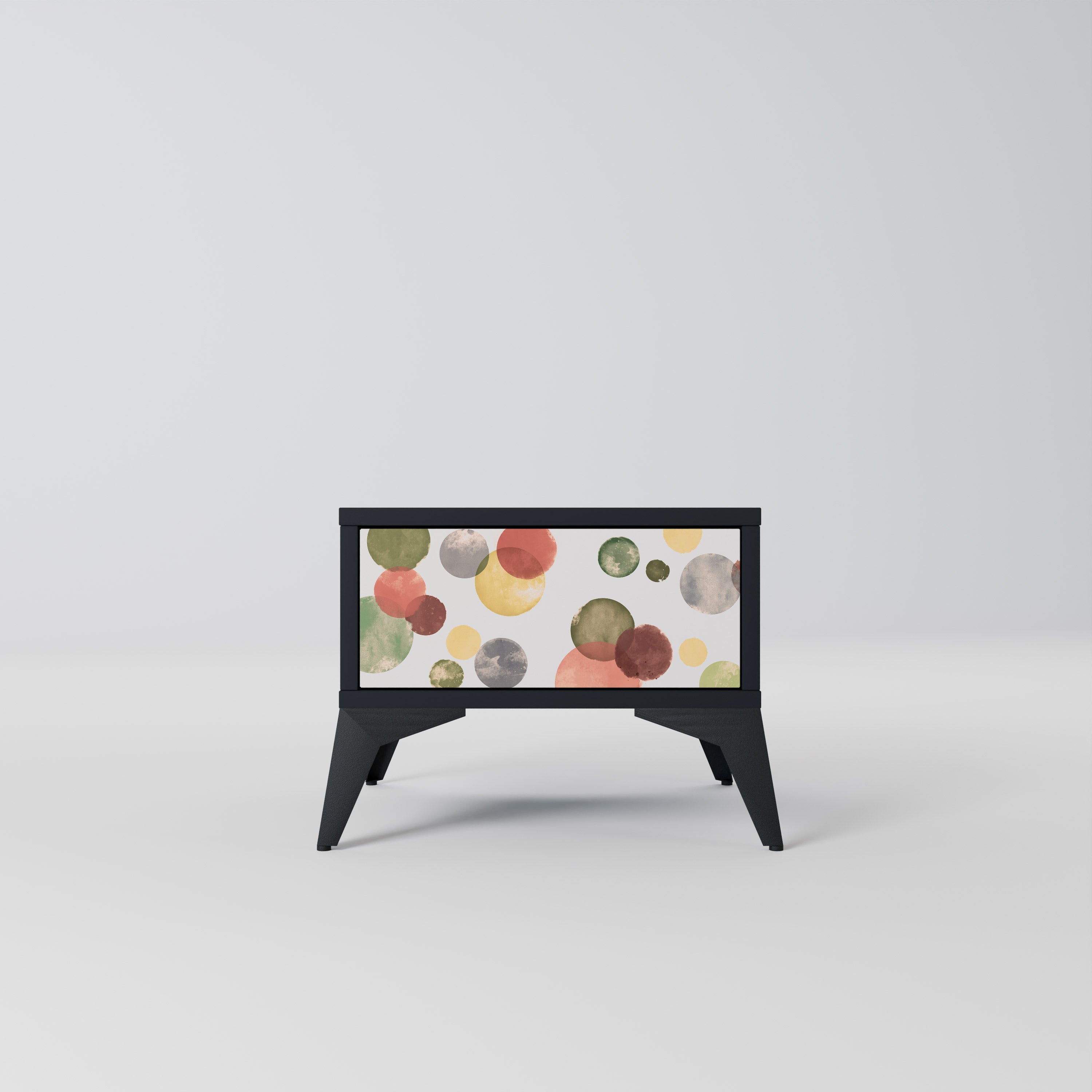 Table de chevet FLEETING HAPPINESS en finition noire