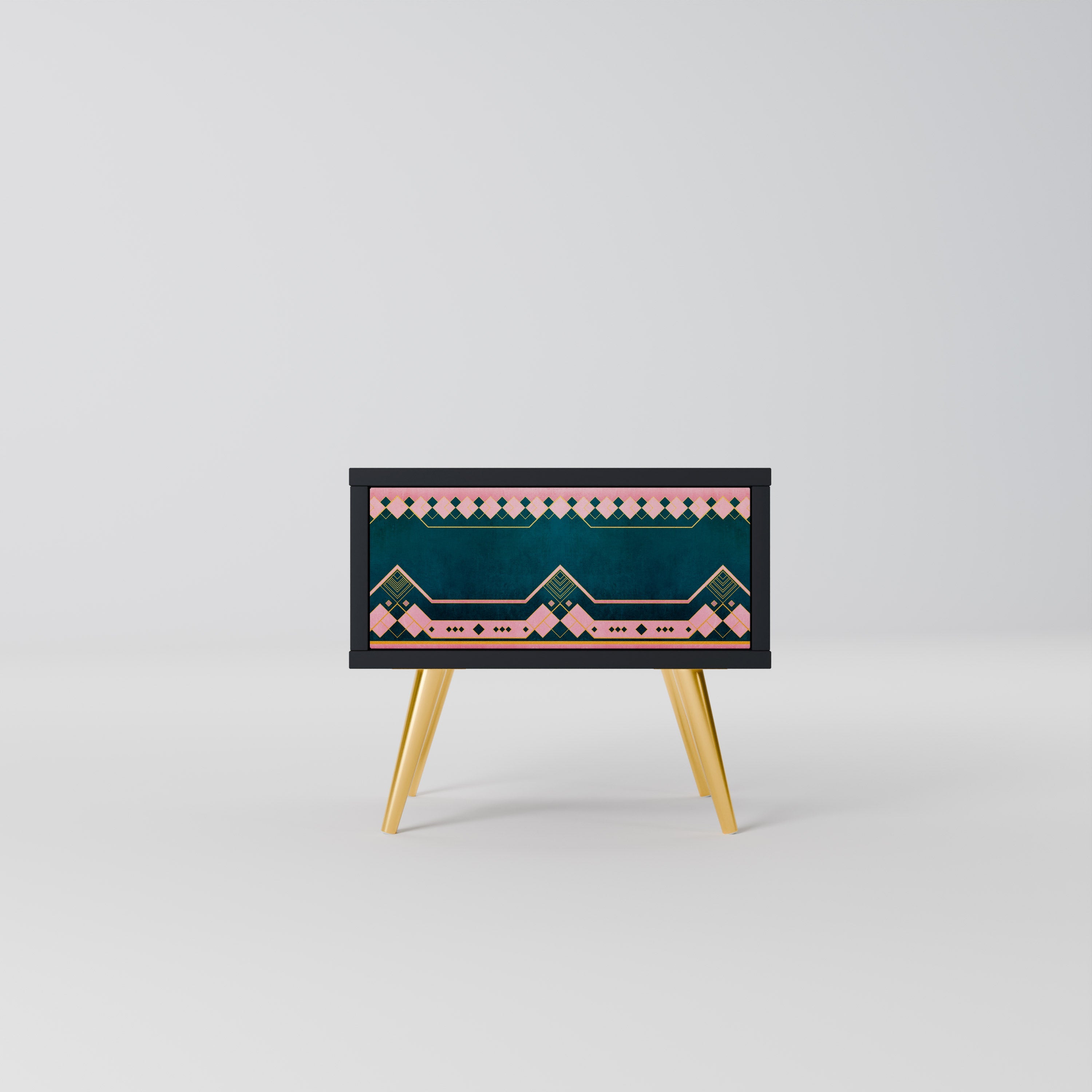 Table de chevet ROYAL COMPOSITION en finition noire