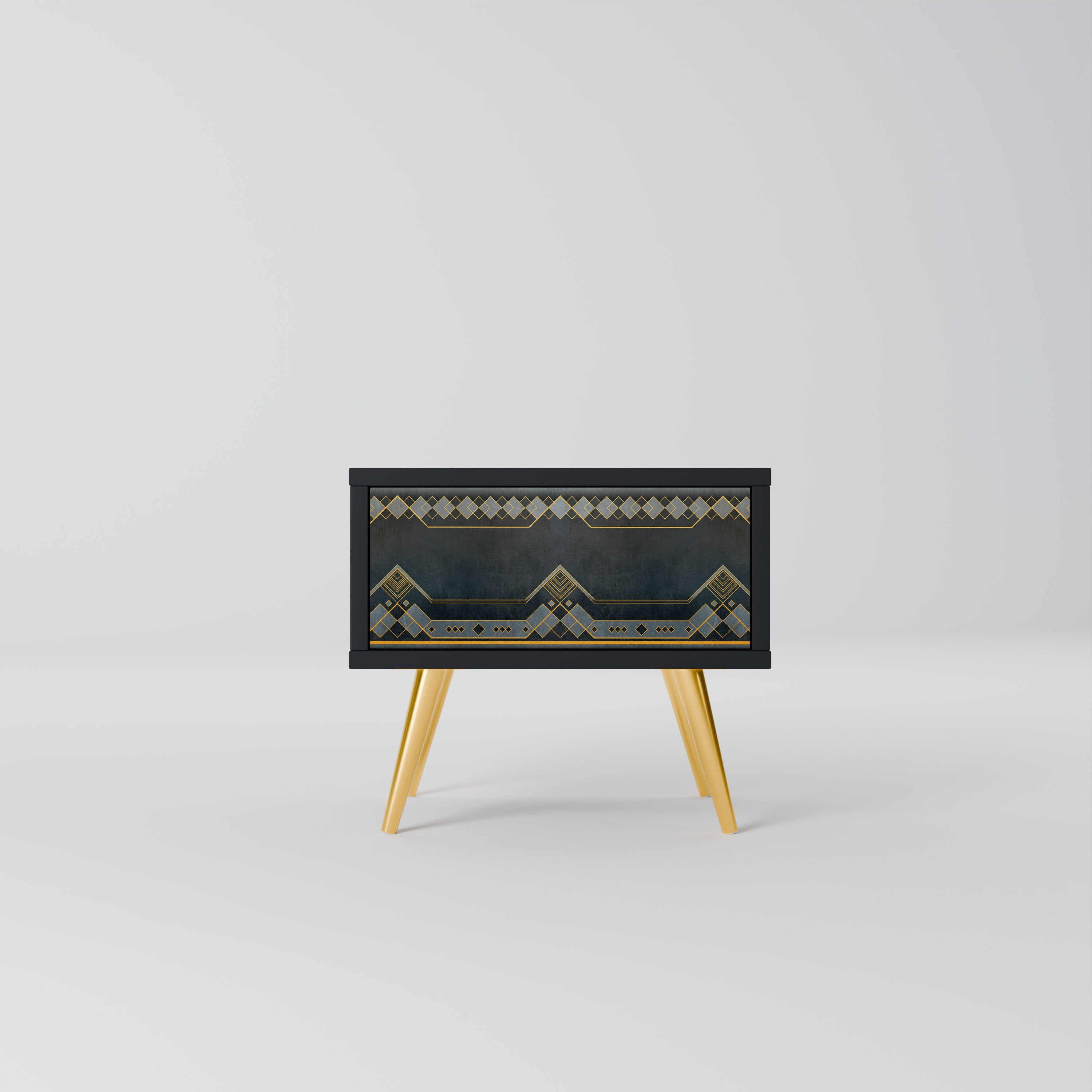 Table de chevet ROYAL ORDINARINESS en finition noire