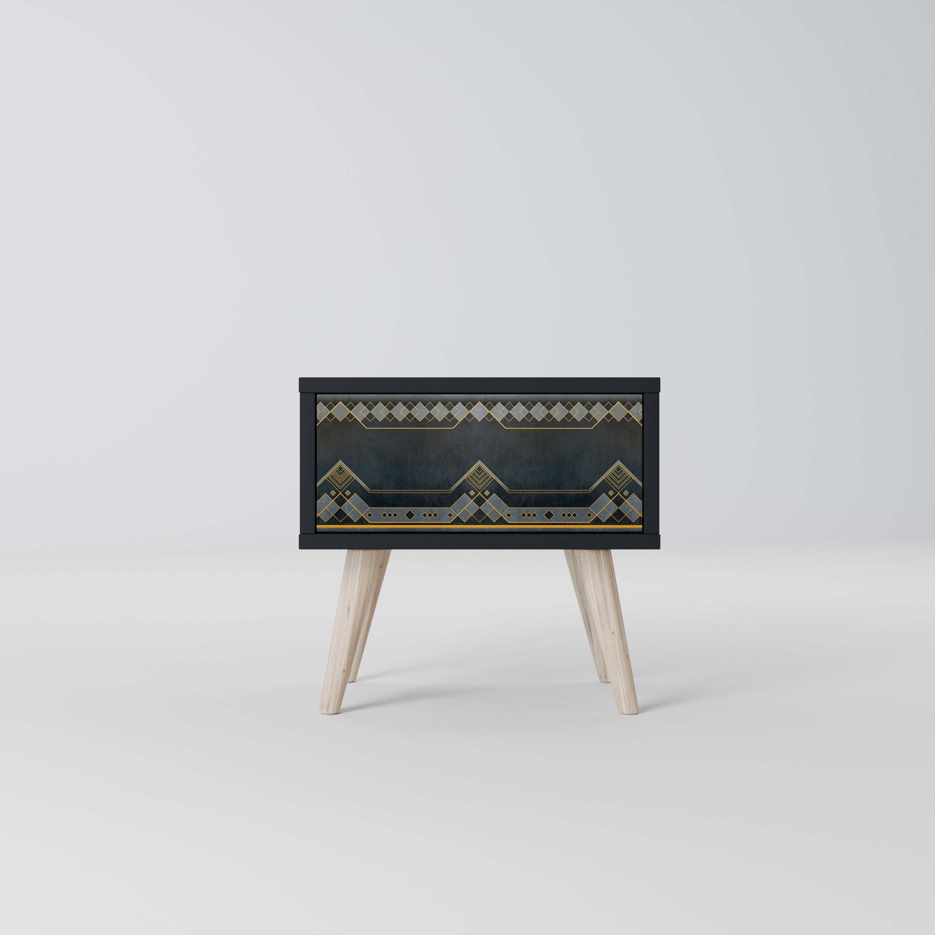 Table de chevet ROYAL ORDINARINESS en finition noire