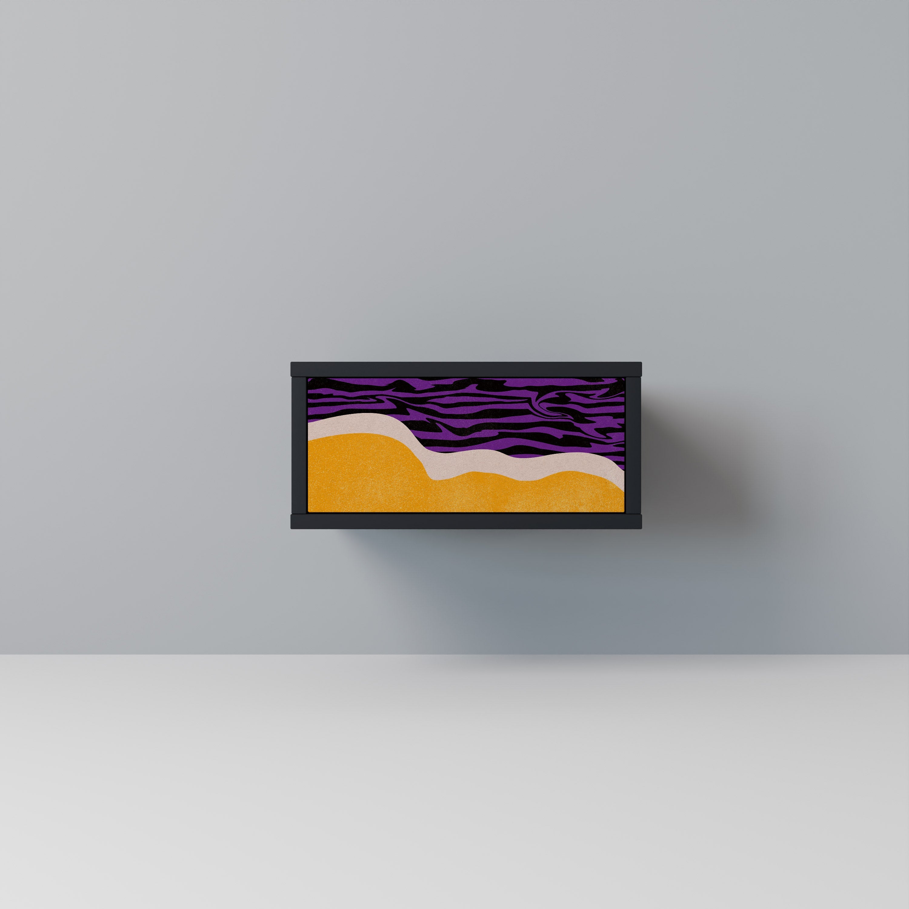 Table de chevet INDEPENDENT ORDER en finition noire