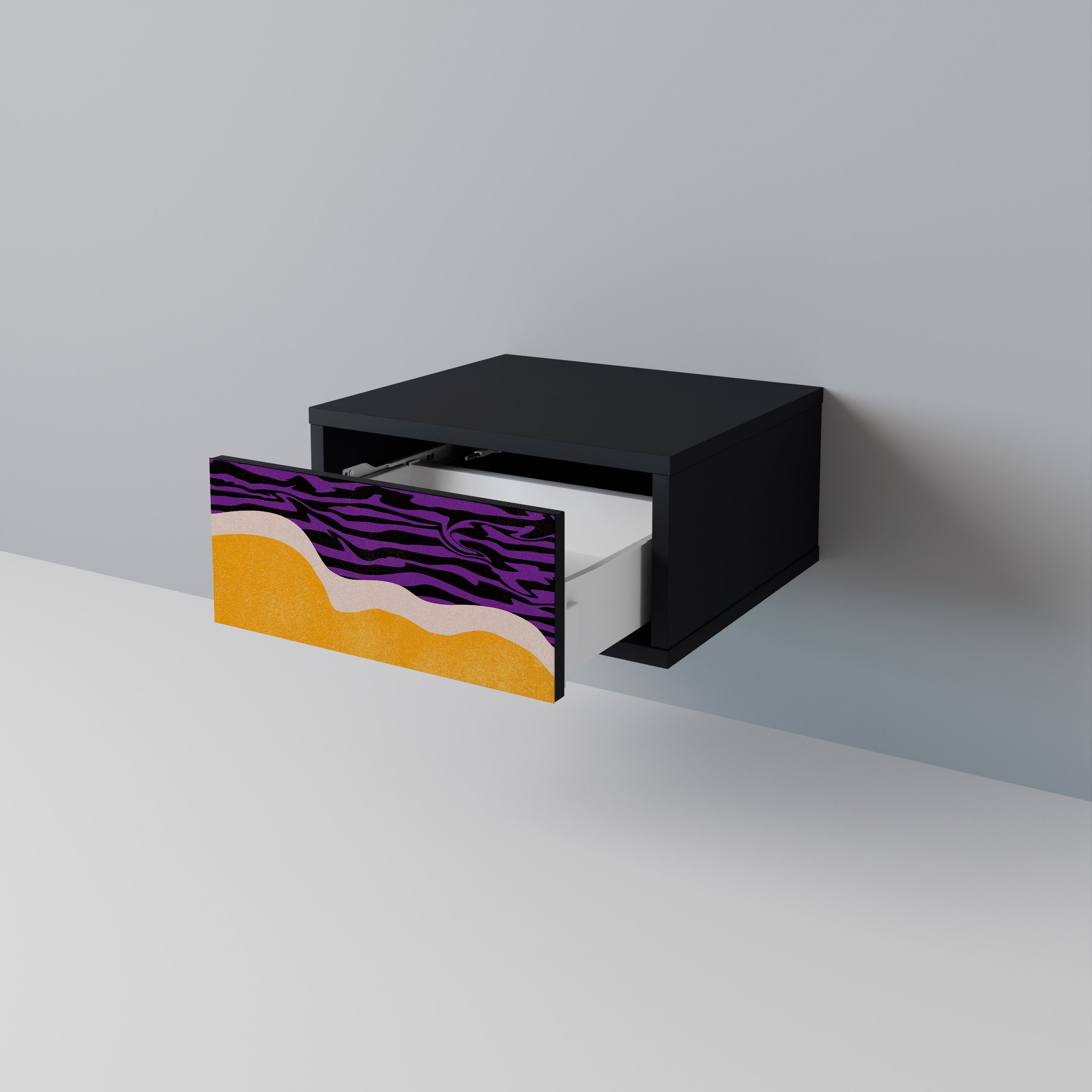 Table de chevet INDEPENDENT ORDER en finition noire