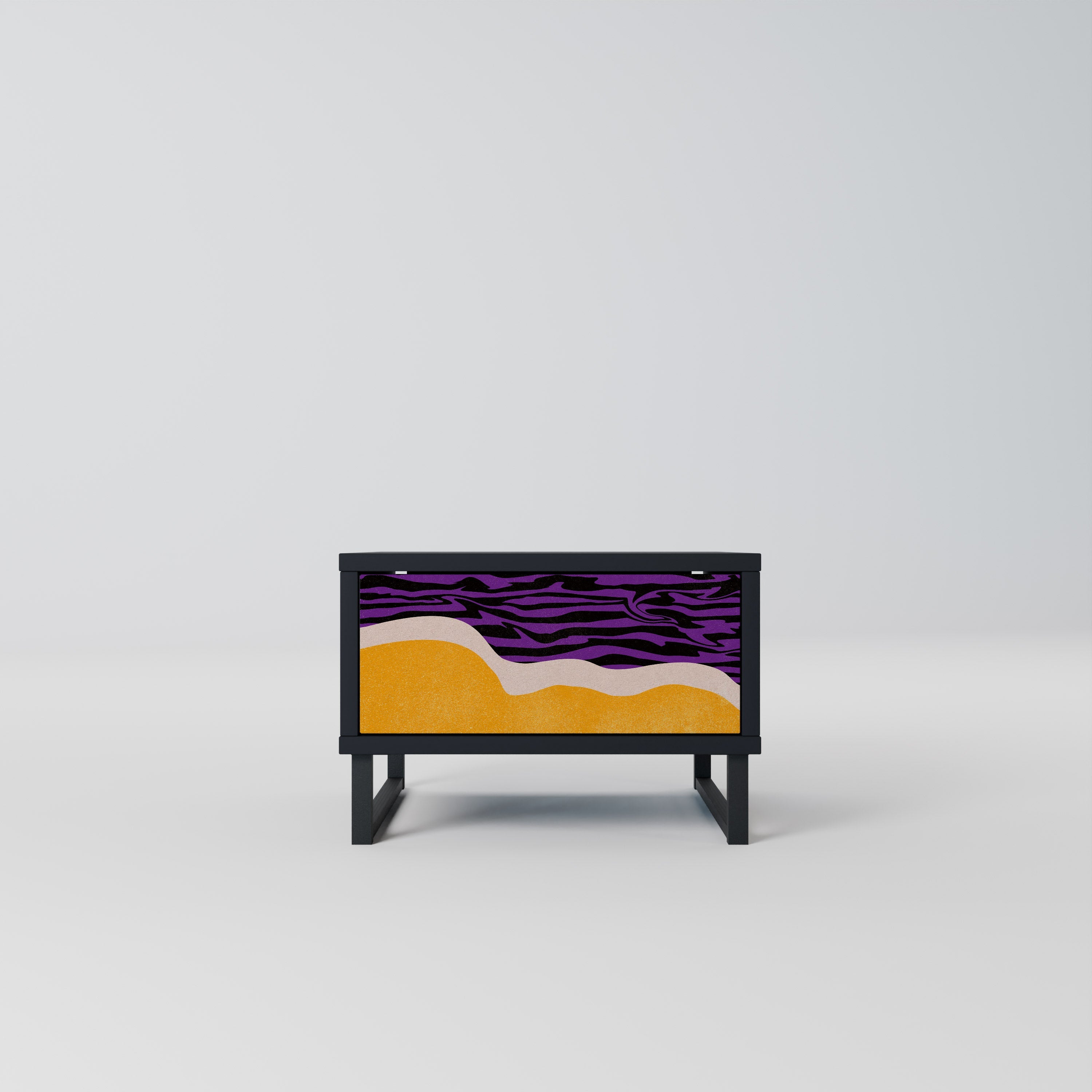 Table de chevet INDEPENDENT ORDER en finition noire