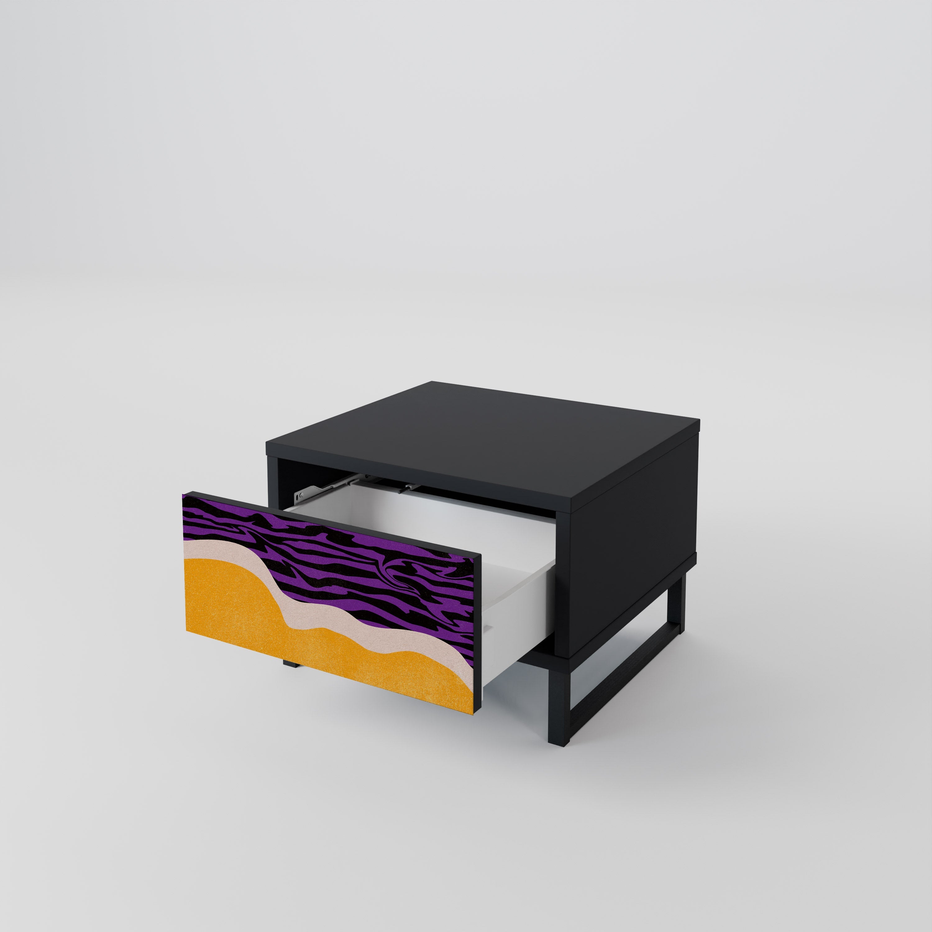 Table de chevet INDEPENDENT ORDER en finition noire