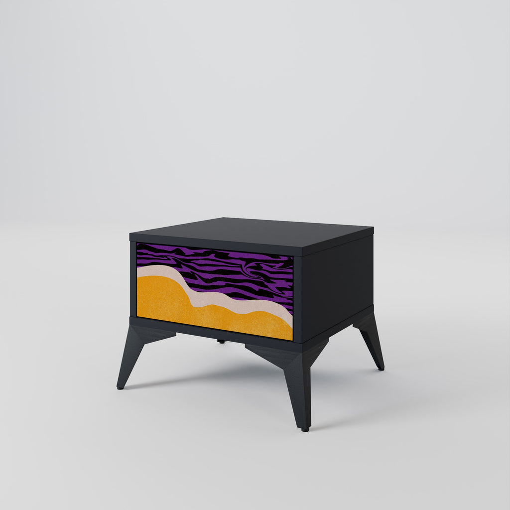 Table de chevet INDEPENDENT ORDER en finition noire