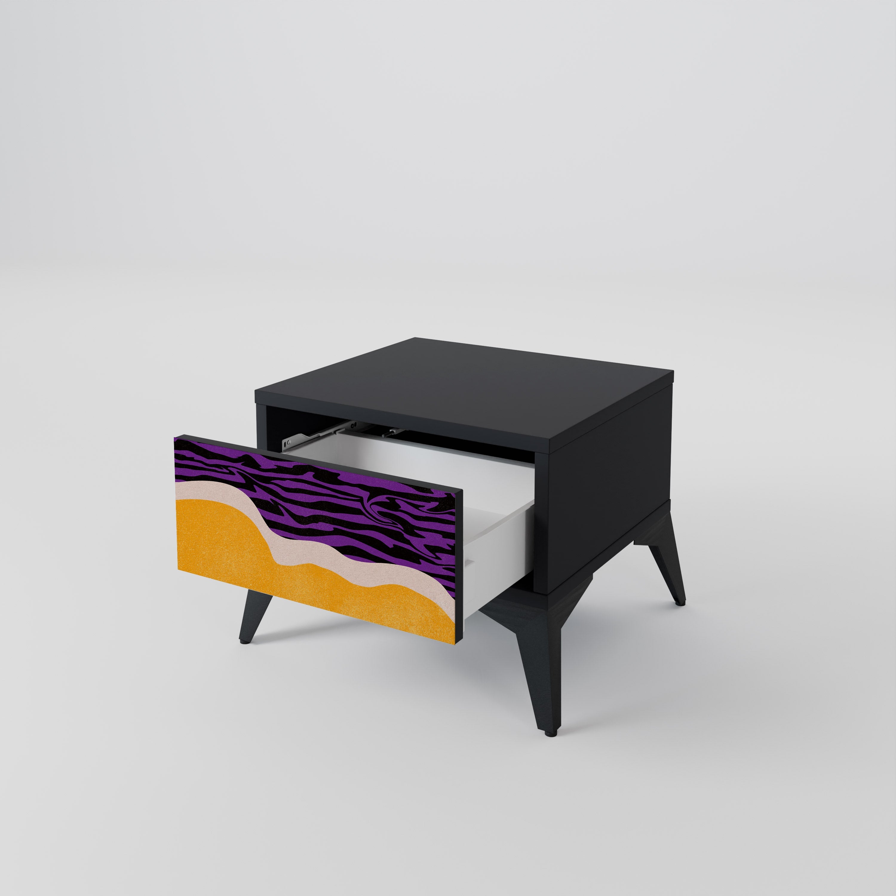 Table de chevet INDEPENDENT ORDER en finition noire