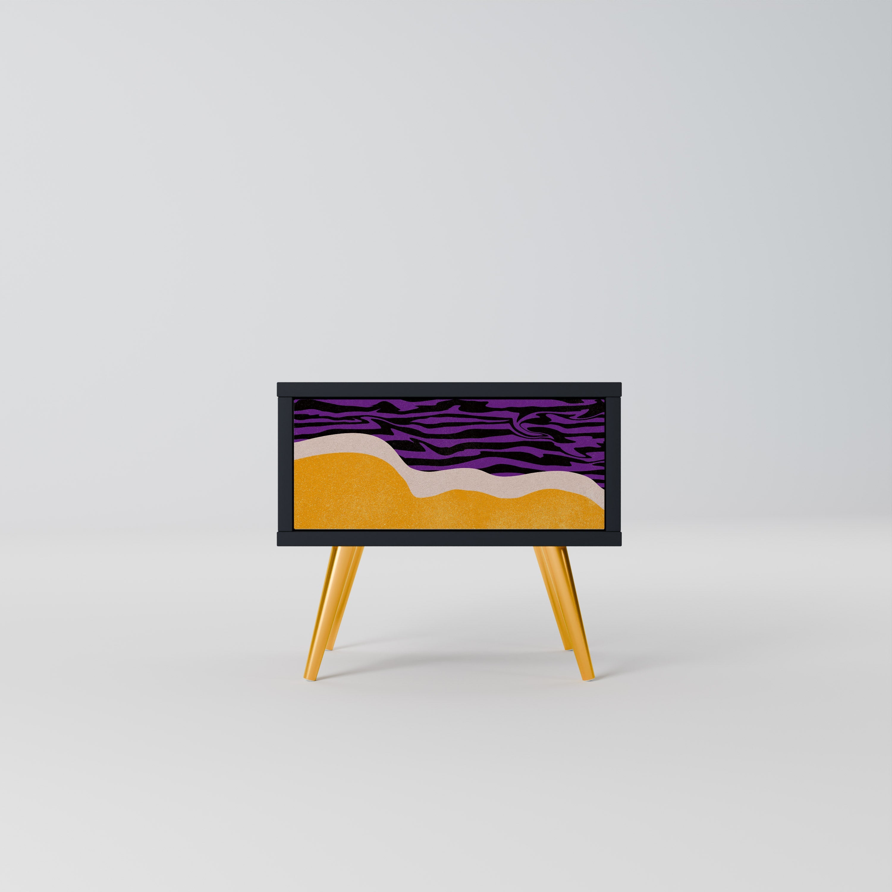 Table de chevet INDEPENDENT ORDER en finition noire