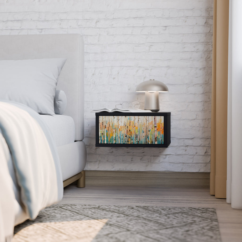 Table de chevet BIRCH KALEIDOSCOPE en finition noire