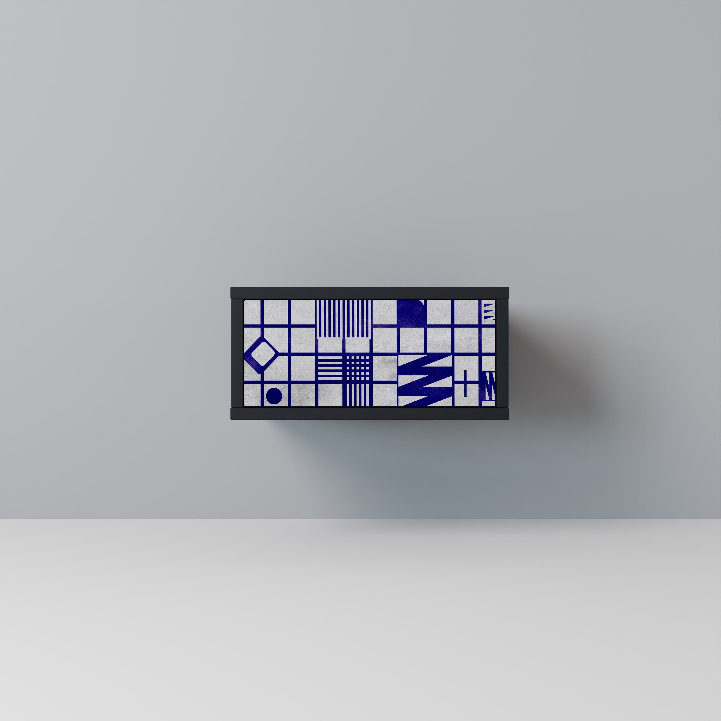 Table de chevet THE RIGHT PLACES en finition noire