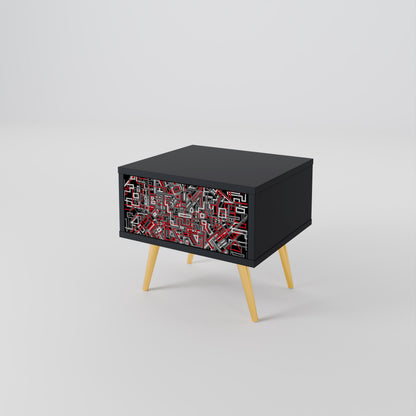 BROKEN LINES Nightstand